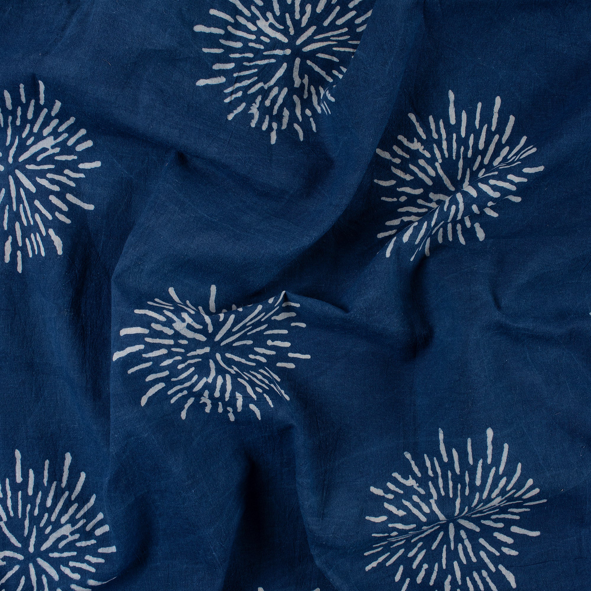 Premium Quality Hand Block Printed Floral Fabric - Image 4