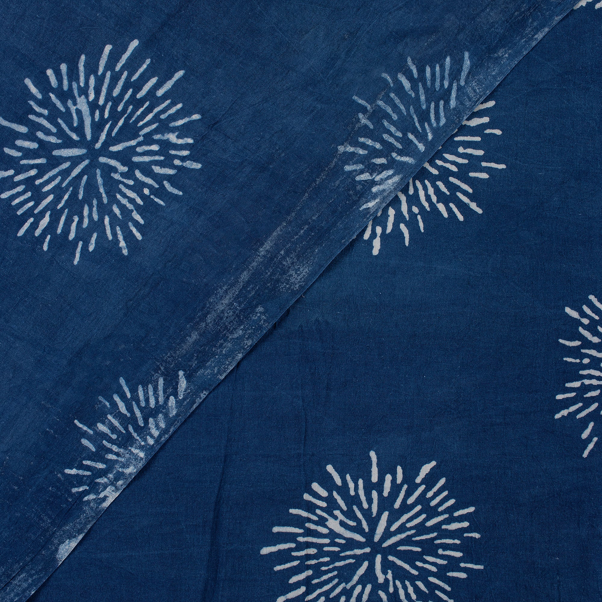 Premium Quality Hand Block Printed Floral Fabric - Image 5