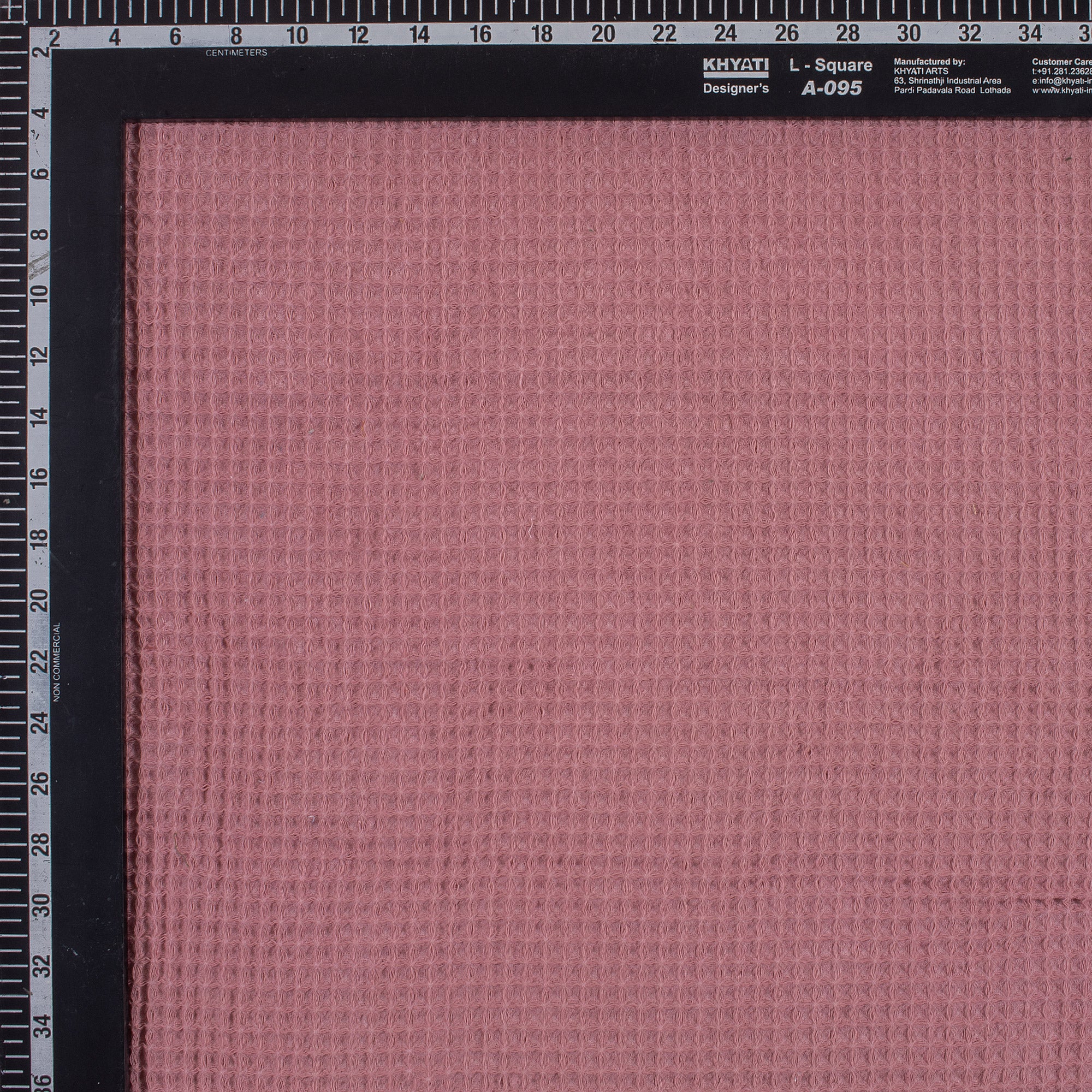 Decorative Solid Pure Cotton Waffle Textile Fabric - Image 5