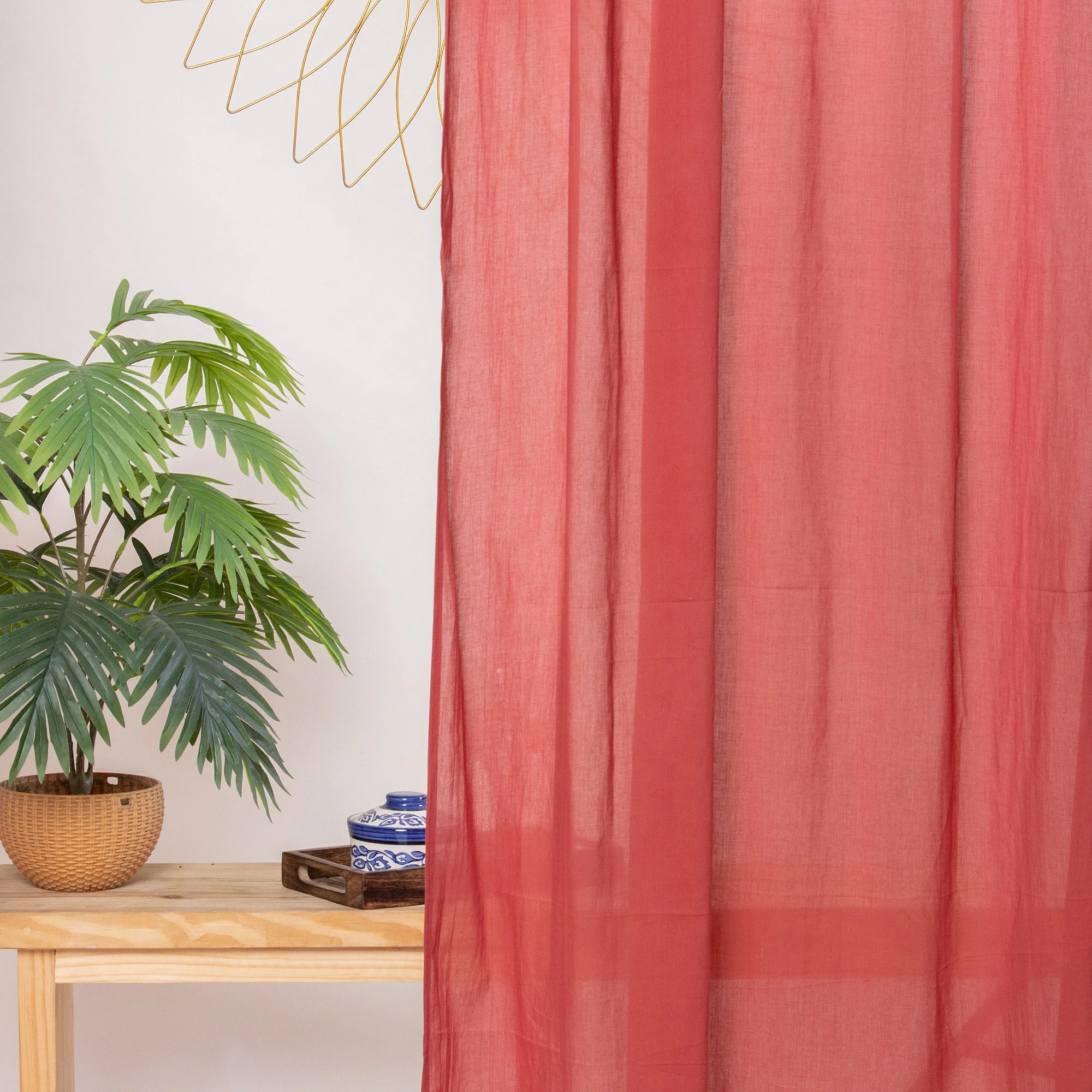 Elegant 100%Cotton Curtains - Image 2
