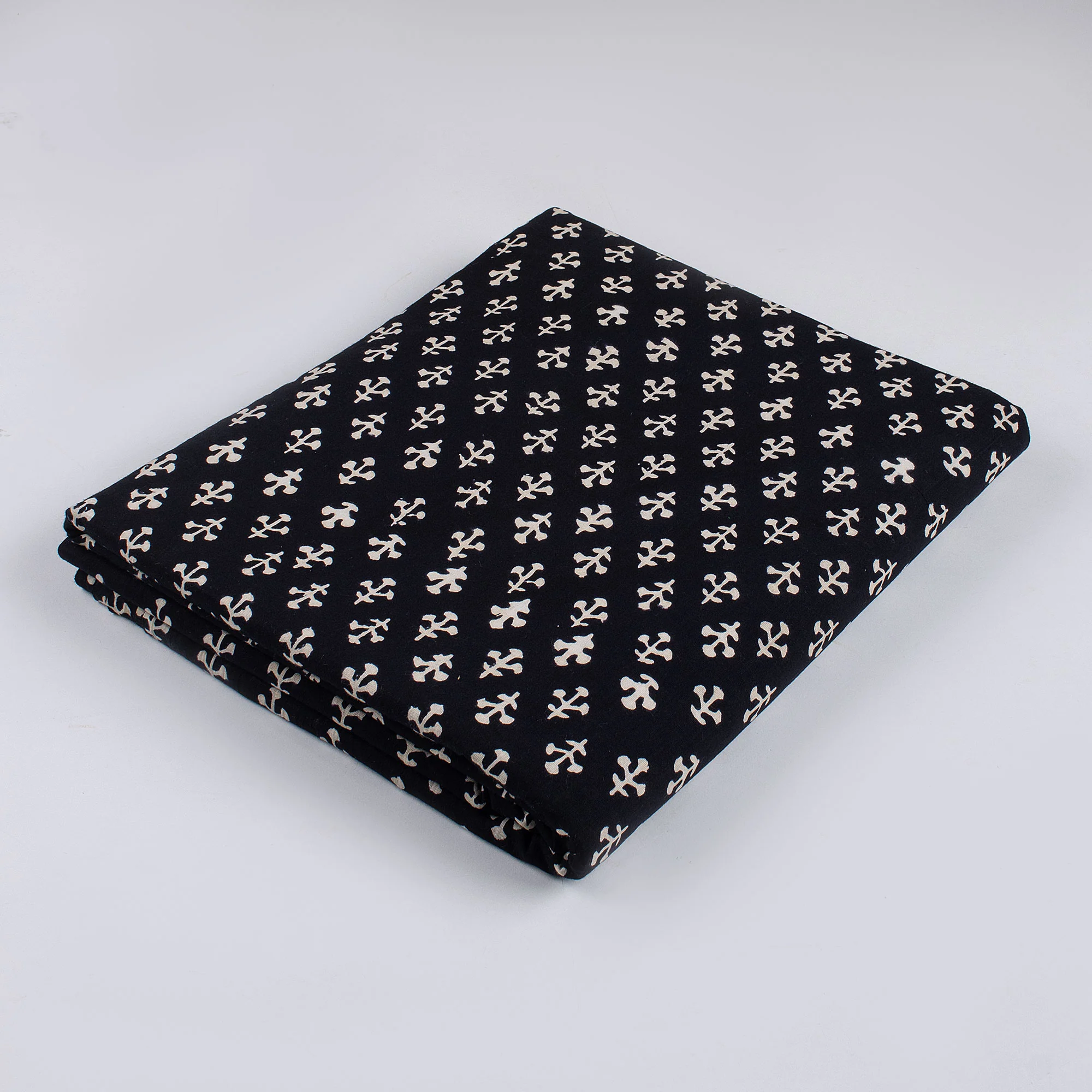 Hand Block Printed Cotton Fabric By the Yard