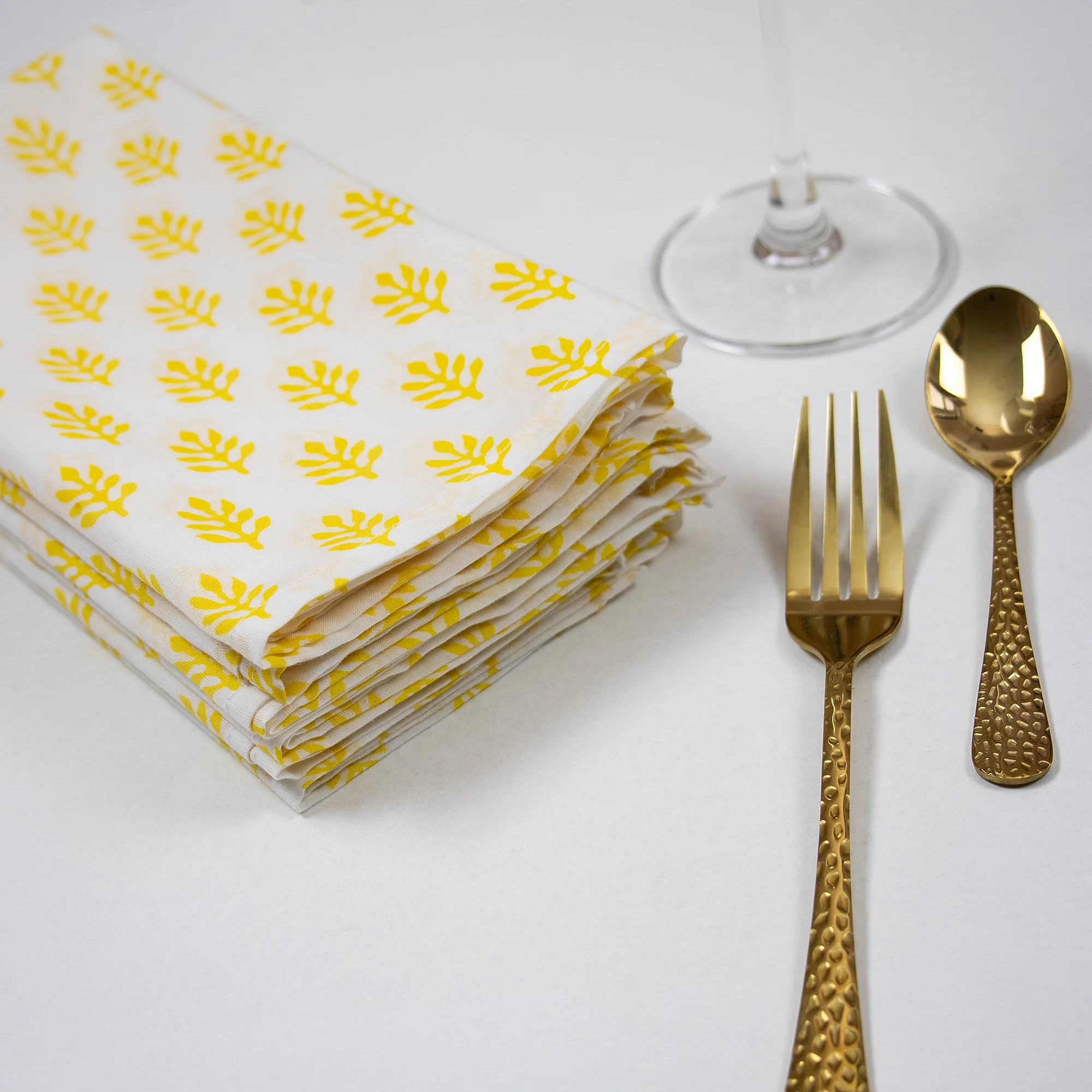 Pure Cotton Booty Hand Block Printed Cloth Napkin - Image 5