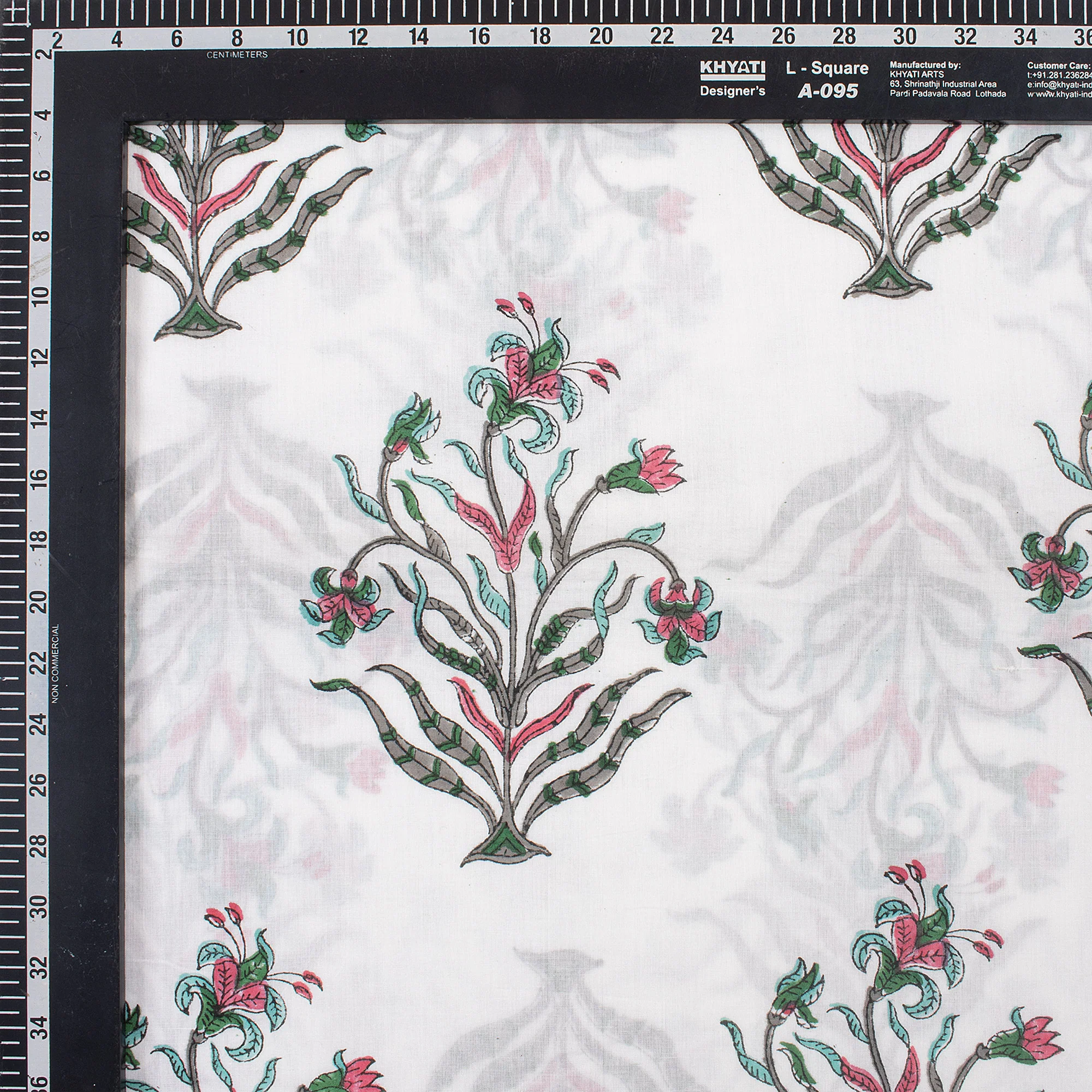 Pure Cotton Hand Block Printed Fabric - Image 5