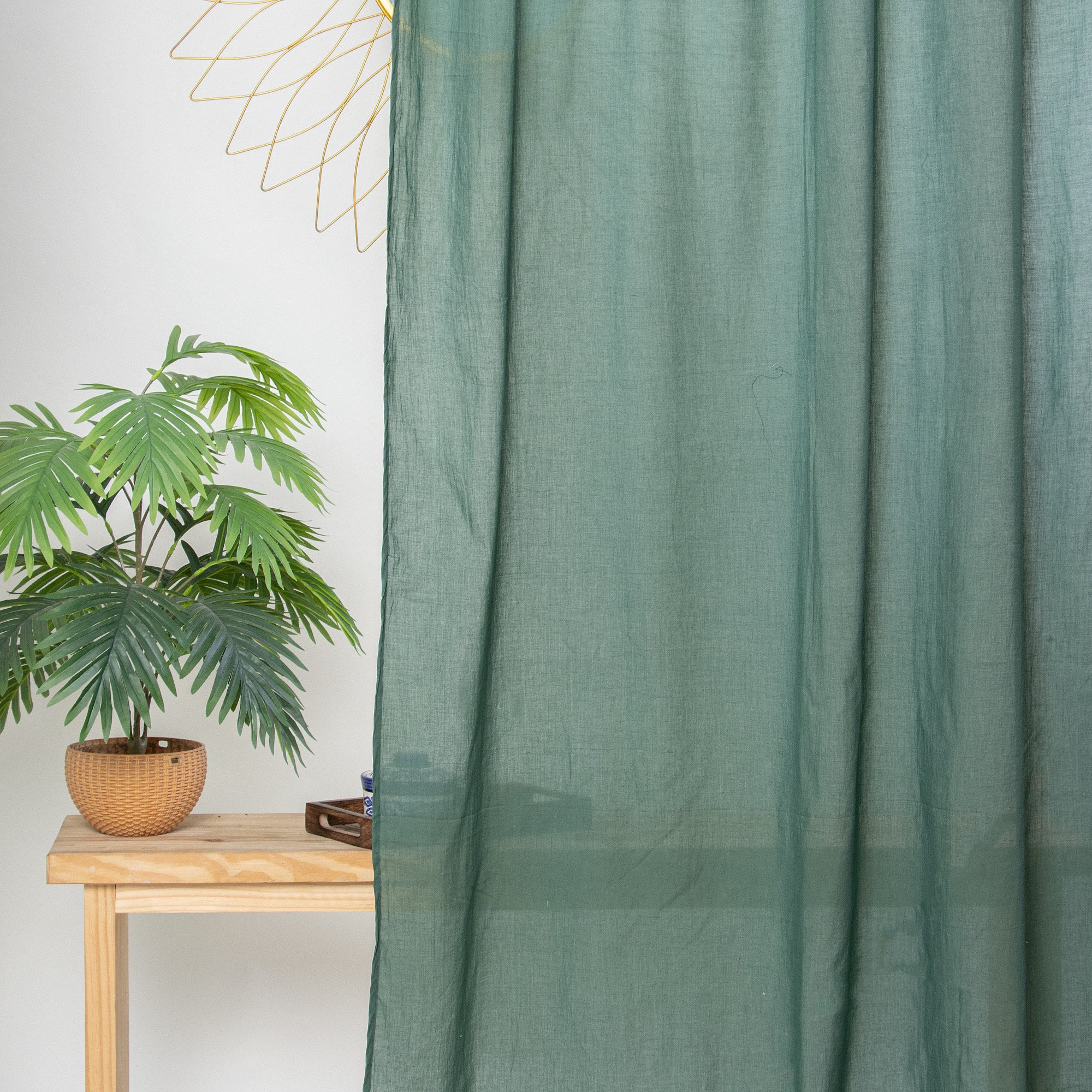 Pure Cotton Solid Cotton Curtain - Image 2