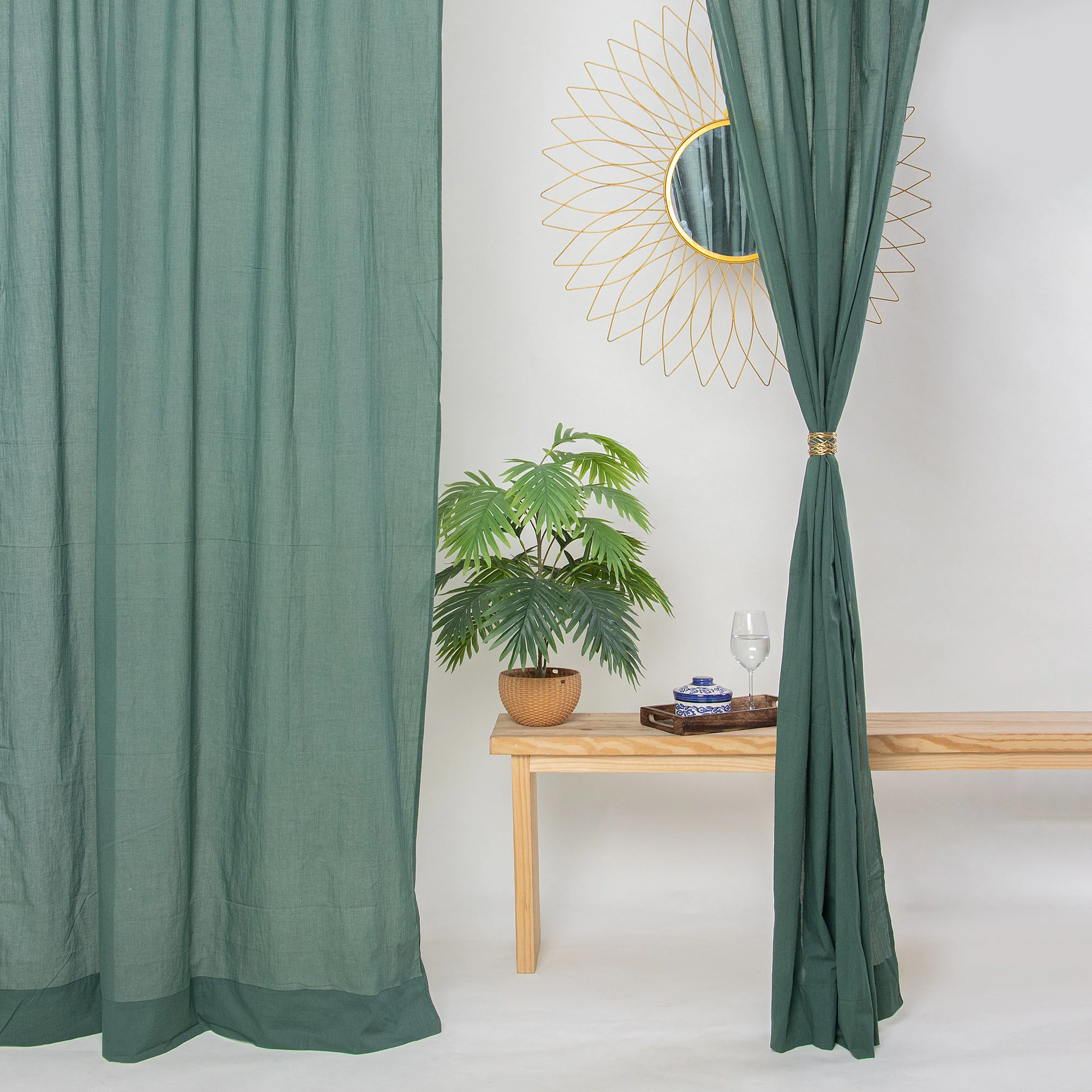 Pure Cotton Solid Cotton Curtain - Image 6