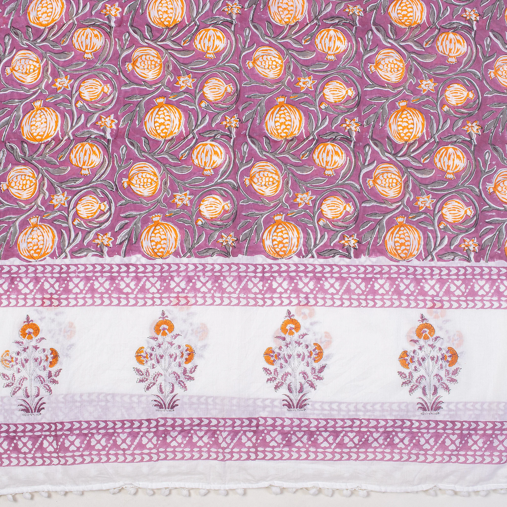 Hand Block Print Cotton Beach Sarong Wrap for Women - Image 3