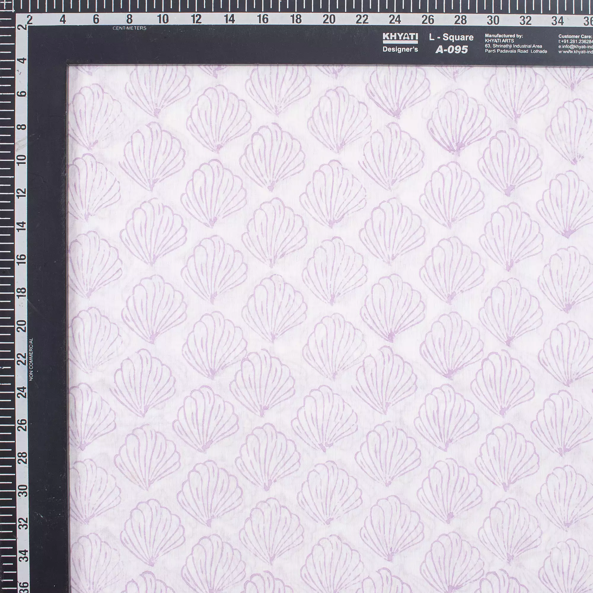 Hand Block Printed Cotton Fabric - Image 3