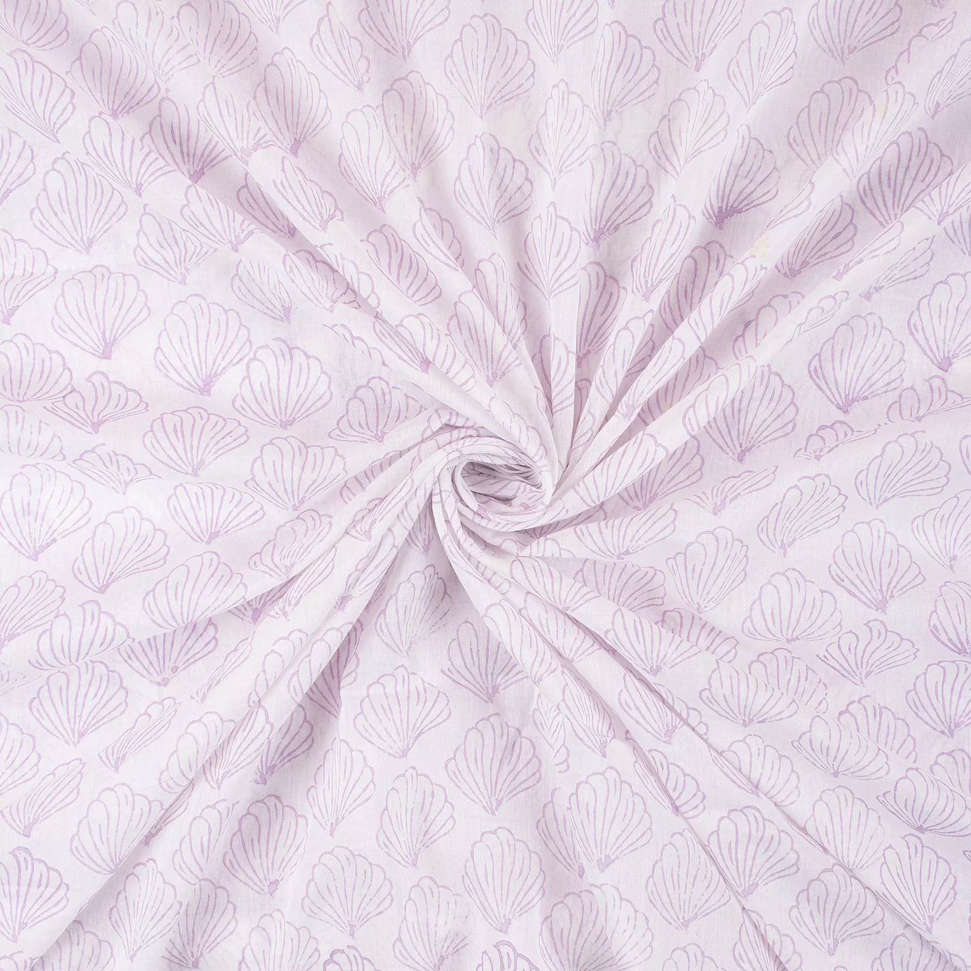 Hand Block Printed Cotton Fabric - Image 4