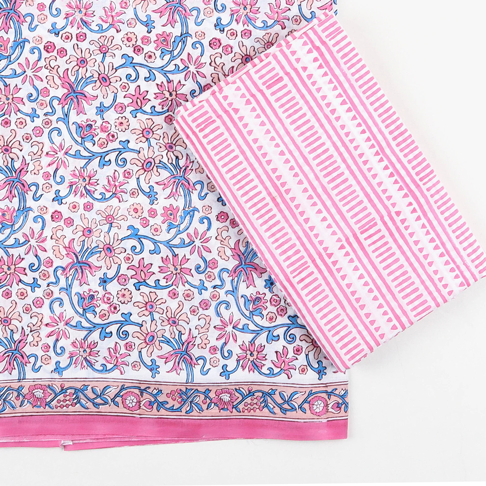 Rangoli Printed Woman 3PC Suit Set Chanderi Dupatta - Image 2