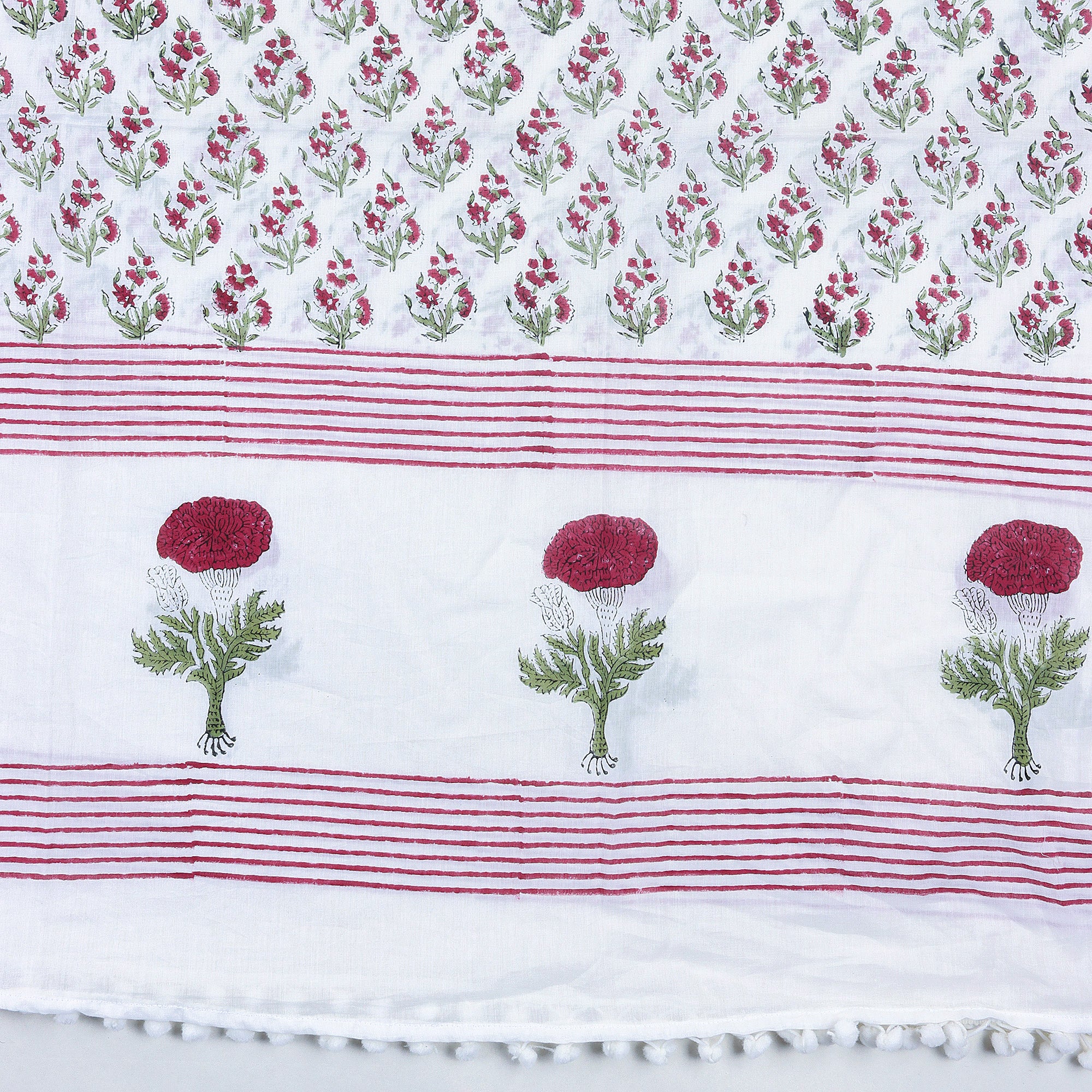 Floral Handmade Cotton Beach Sarong - Image 6