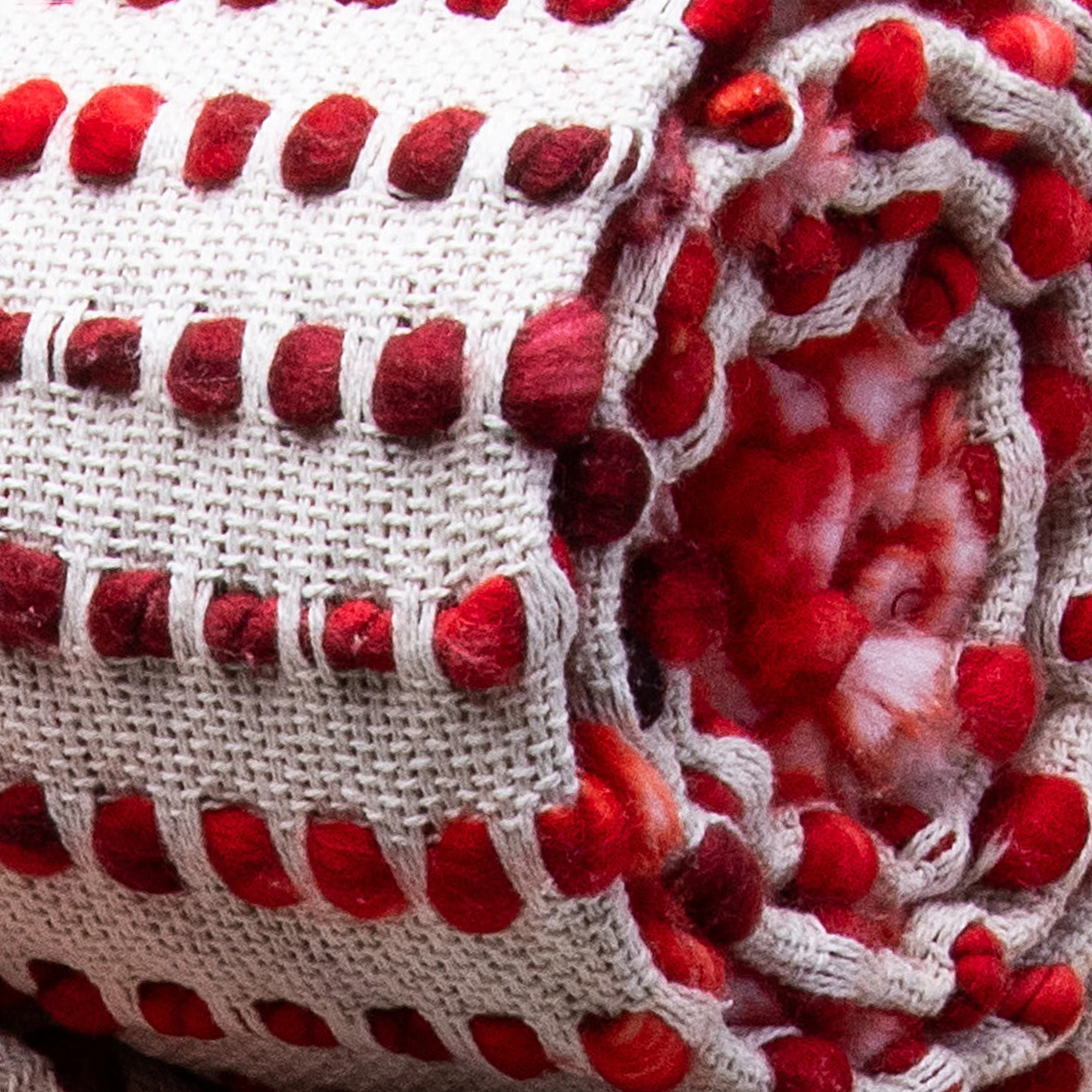 Indian Handmade Organic Cotton Woven Throw for Couch | Sofa - Image 4