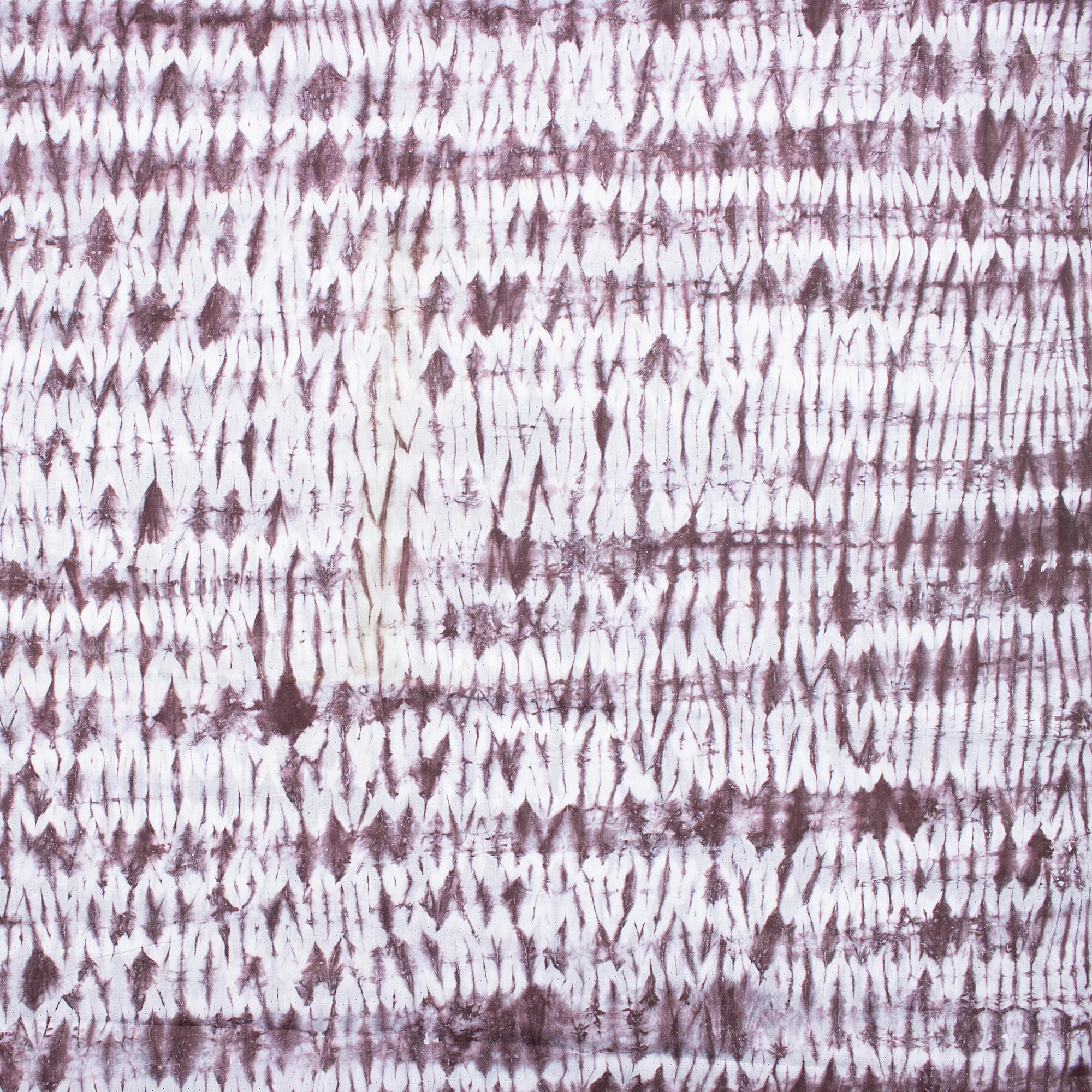 Brown Tie Dye Shibori Cotton Fabric - Image 5