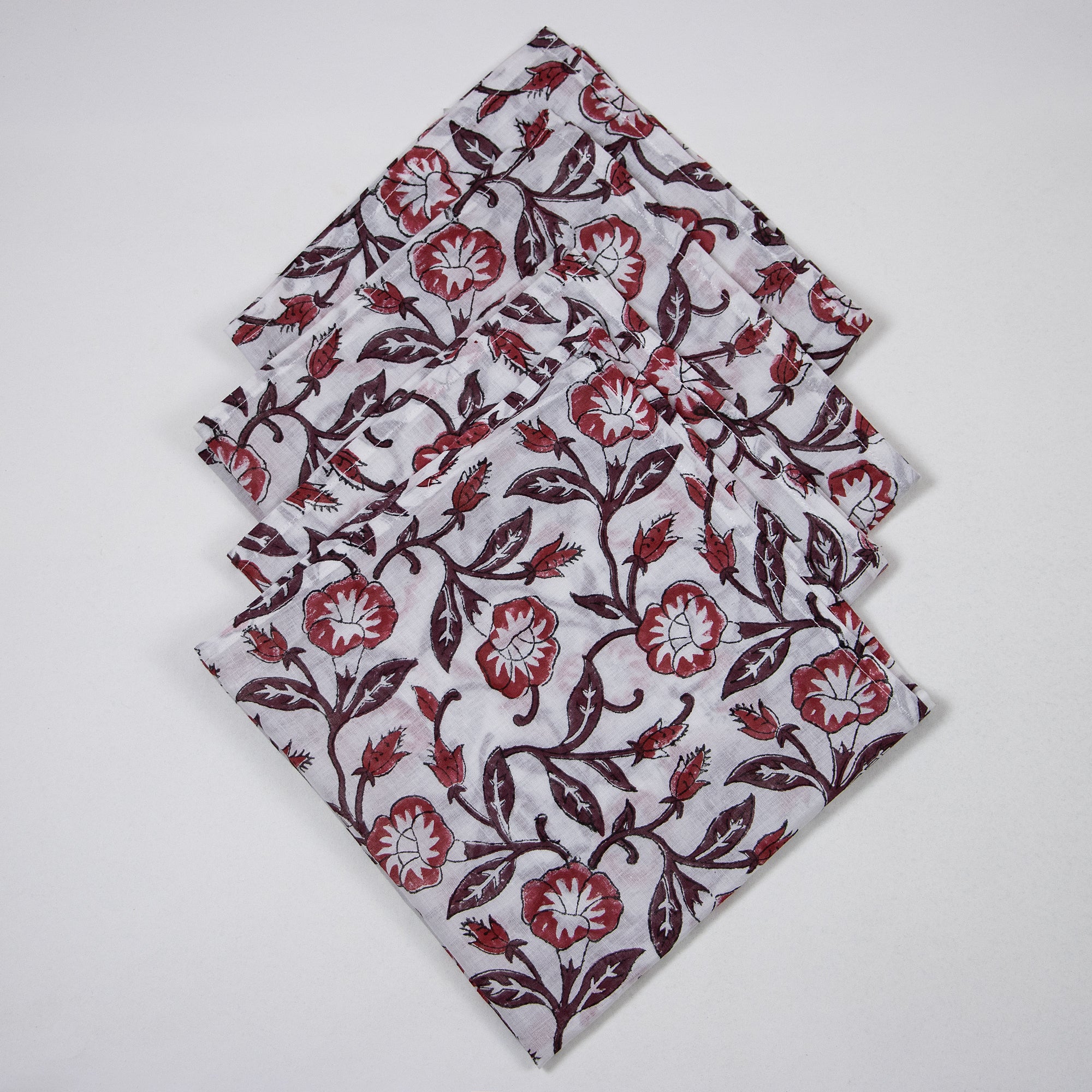 Reusable Cotton Hand Block Printed Napkin