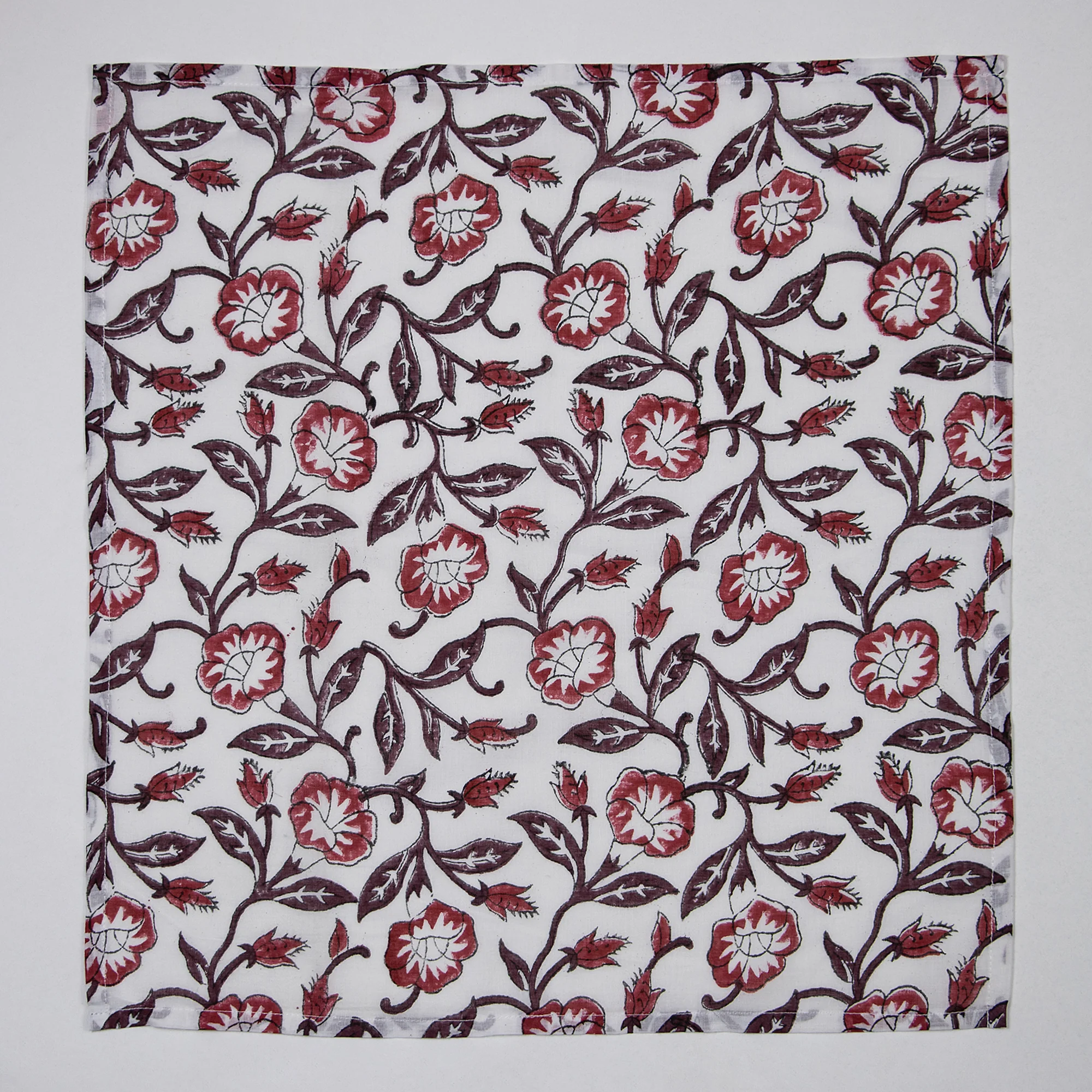 Reusable Cotton Hand Block Printed Napkin - Image 2