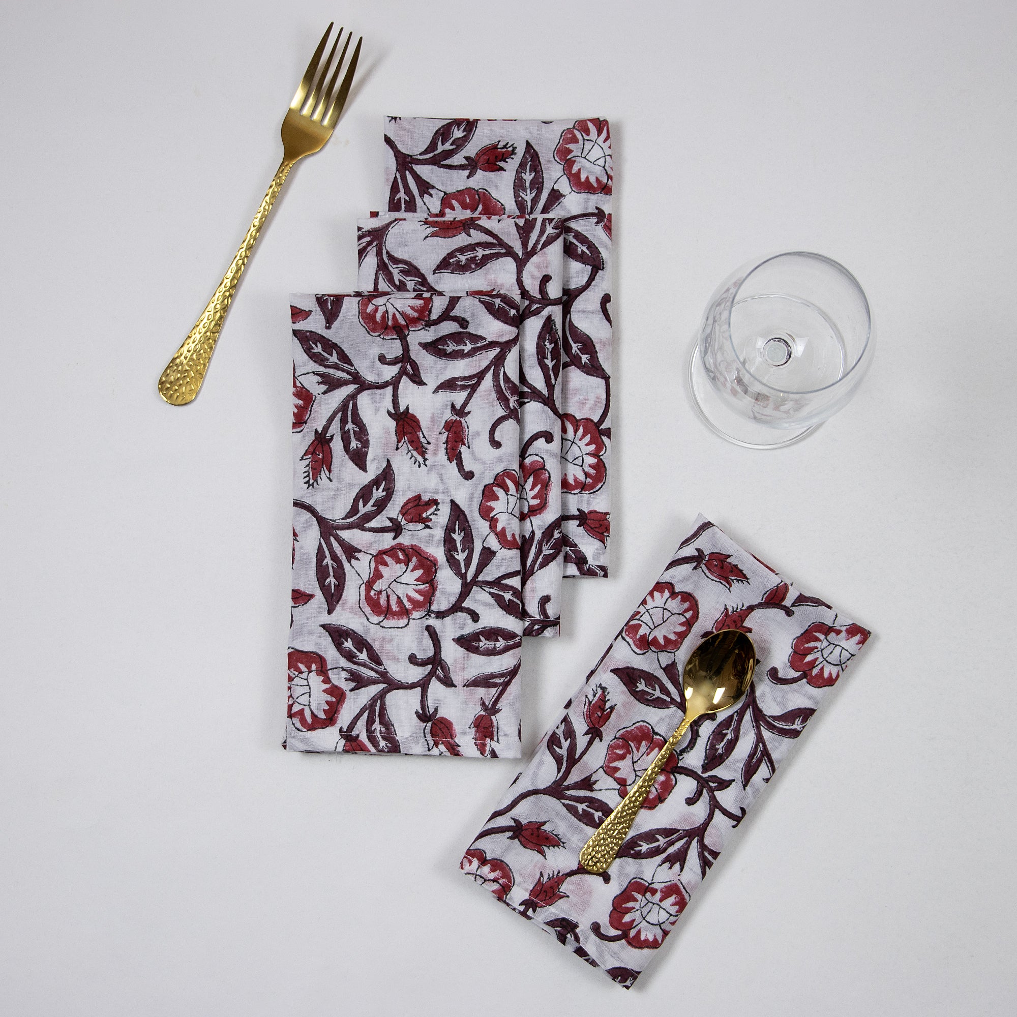 Reusable Cotton Hand Block Printed Napkin - Image 4