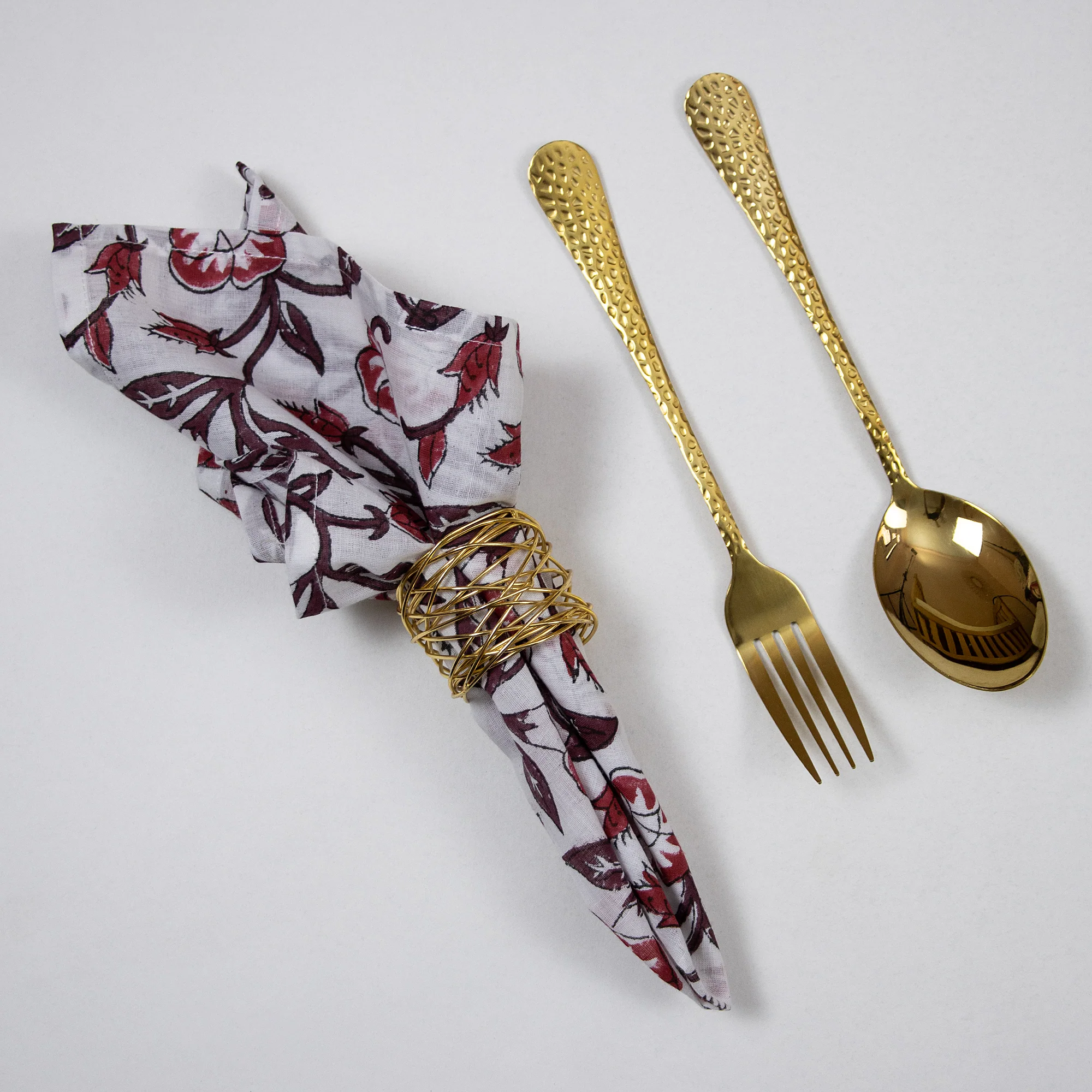 Reusable Cotton Hand Block Printed Napkin - Image 6