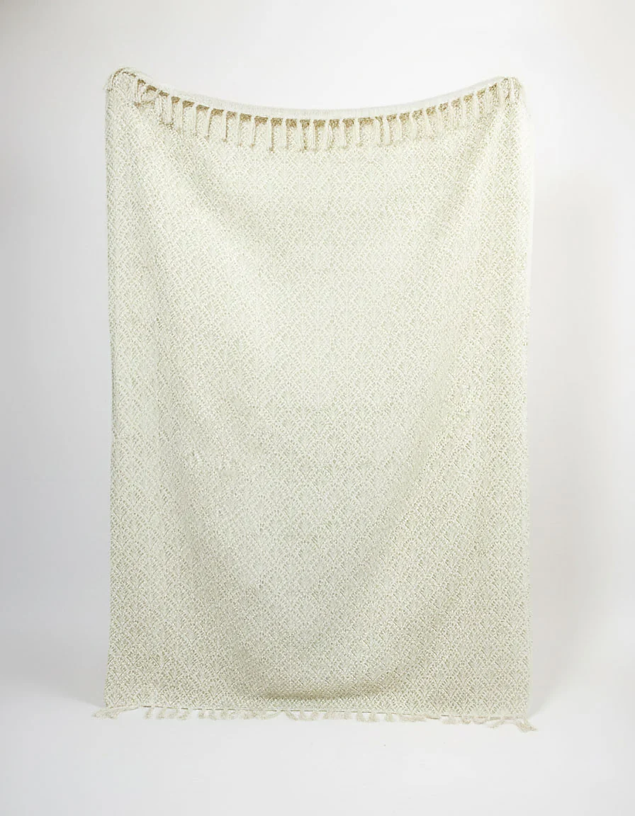 Hand Block Printed Cotton Sofa Throw Blanket - Image 3