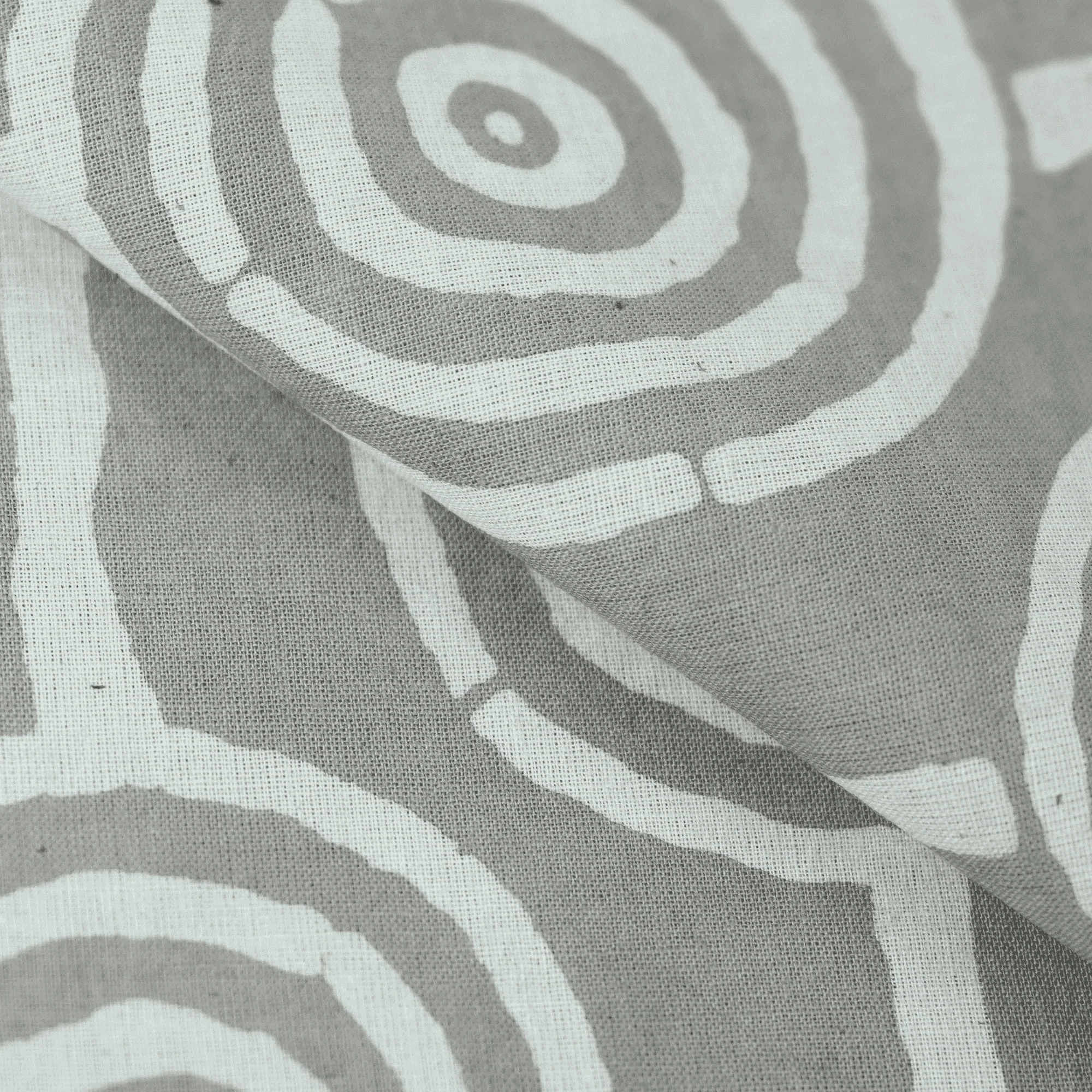 Stunning Block Print Kashish Handcrafted Pure Cotton Running Fabric - Image 3