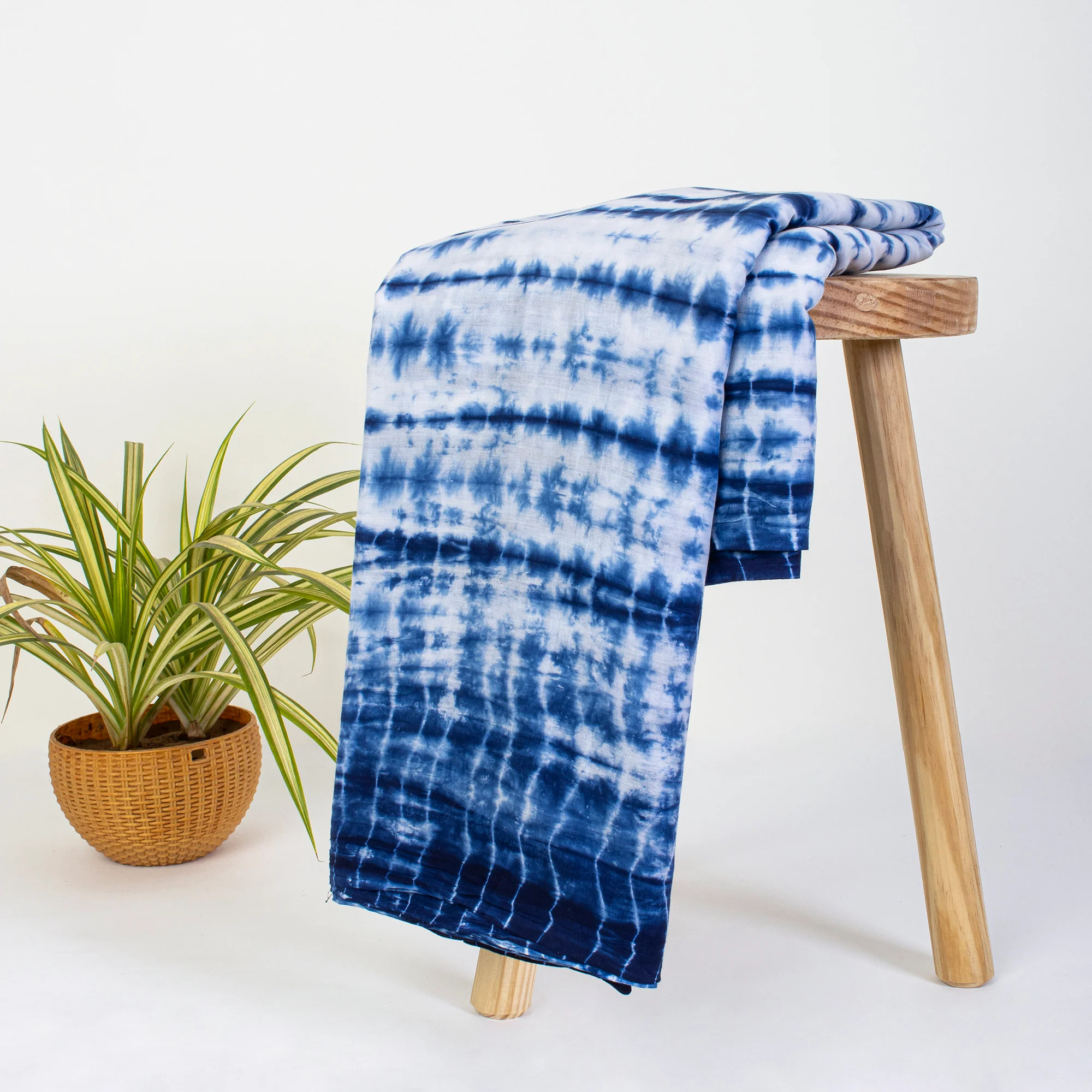 Pure Cotton Tie Dye Indian Handmade Sewing Fabrics - Image 5
