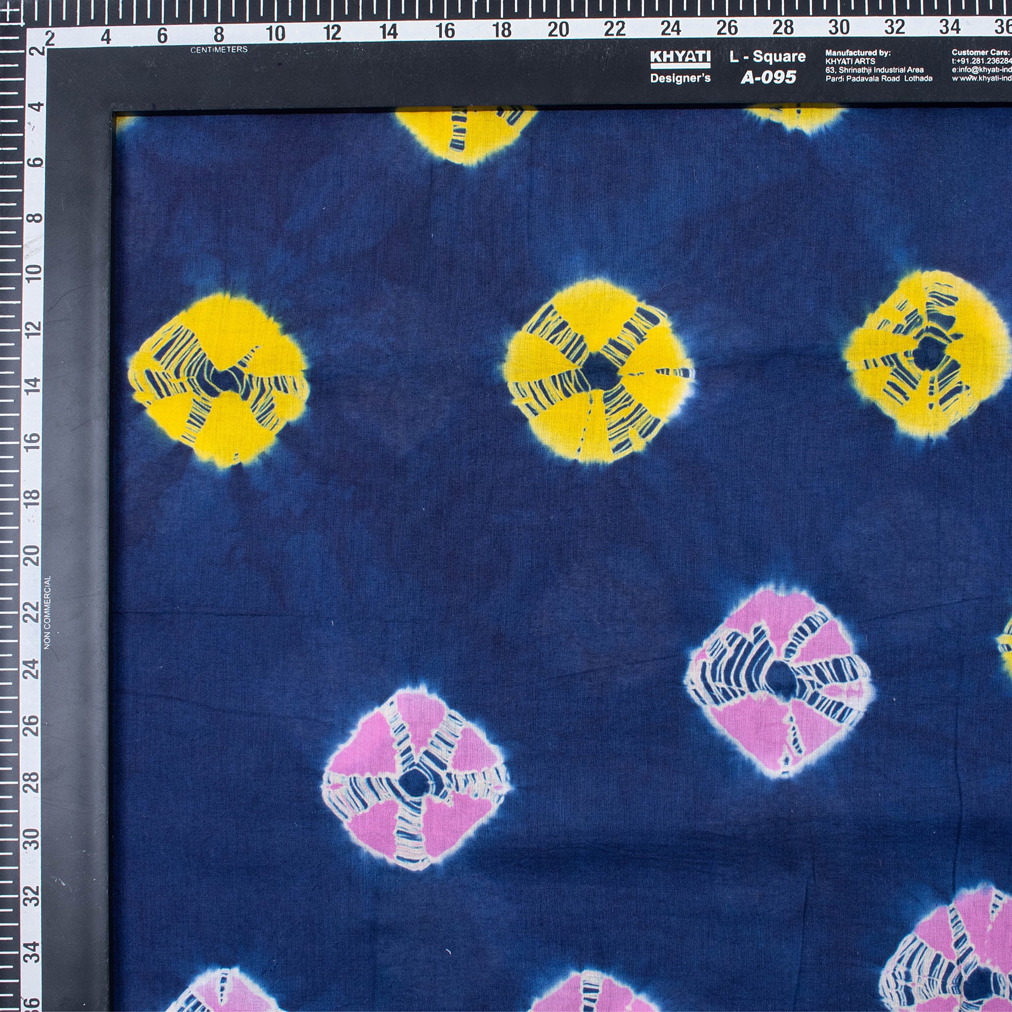 Shibori Tie Dye Handdyed Fabric - Image 3