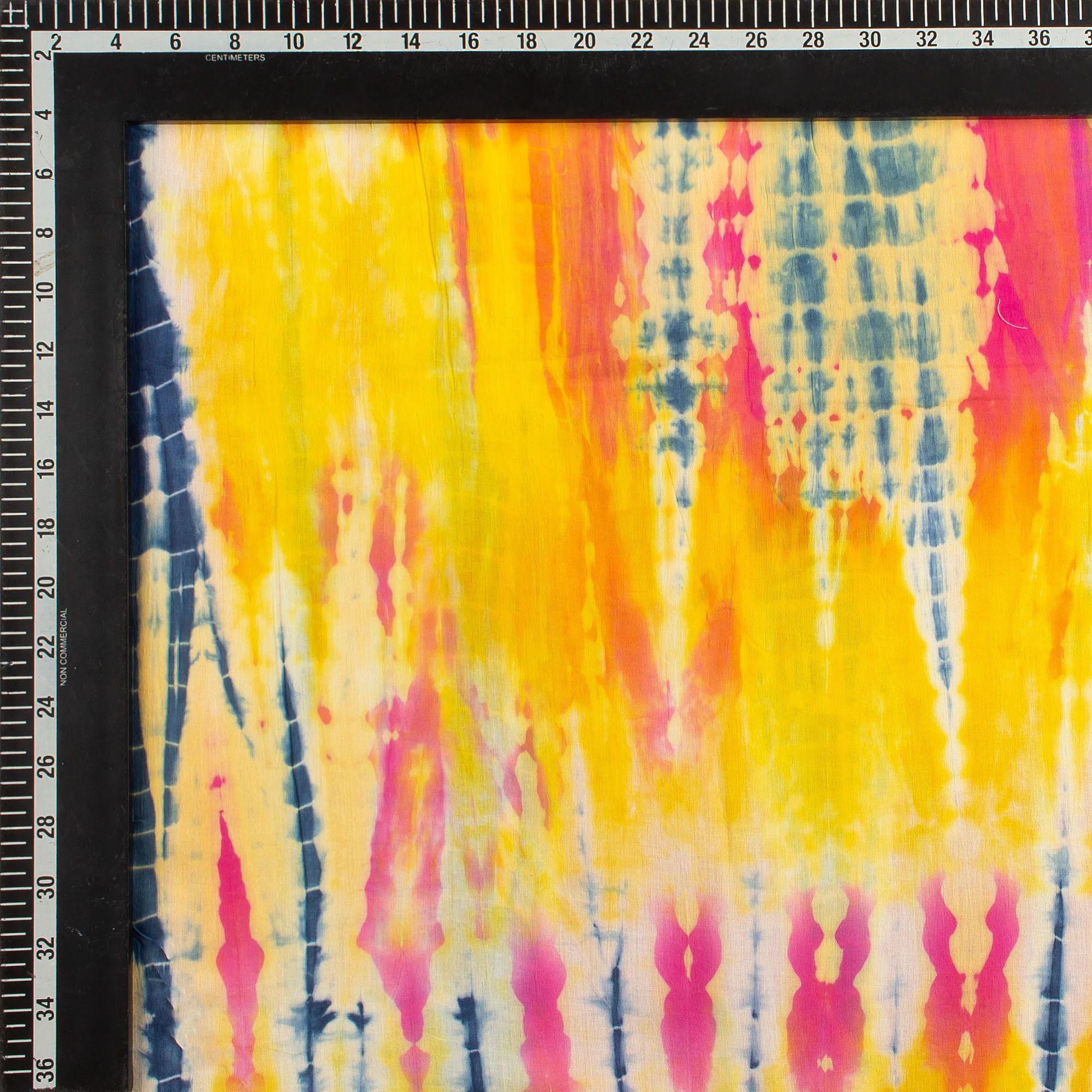 Shibori Tie-Dye Multicolor Fabric for Women's Clothing - Image 2
