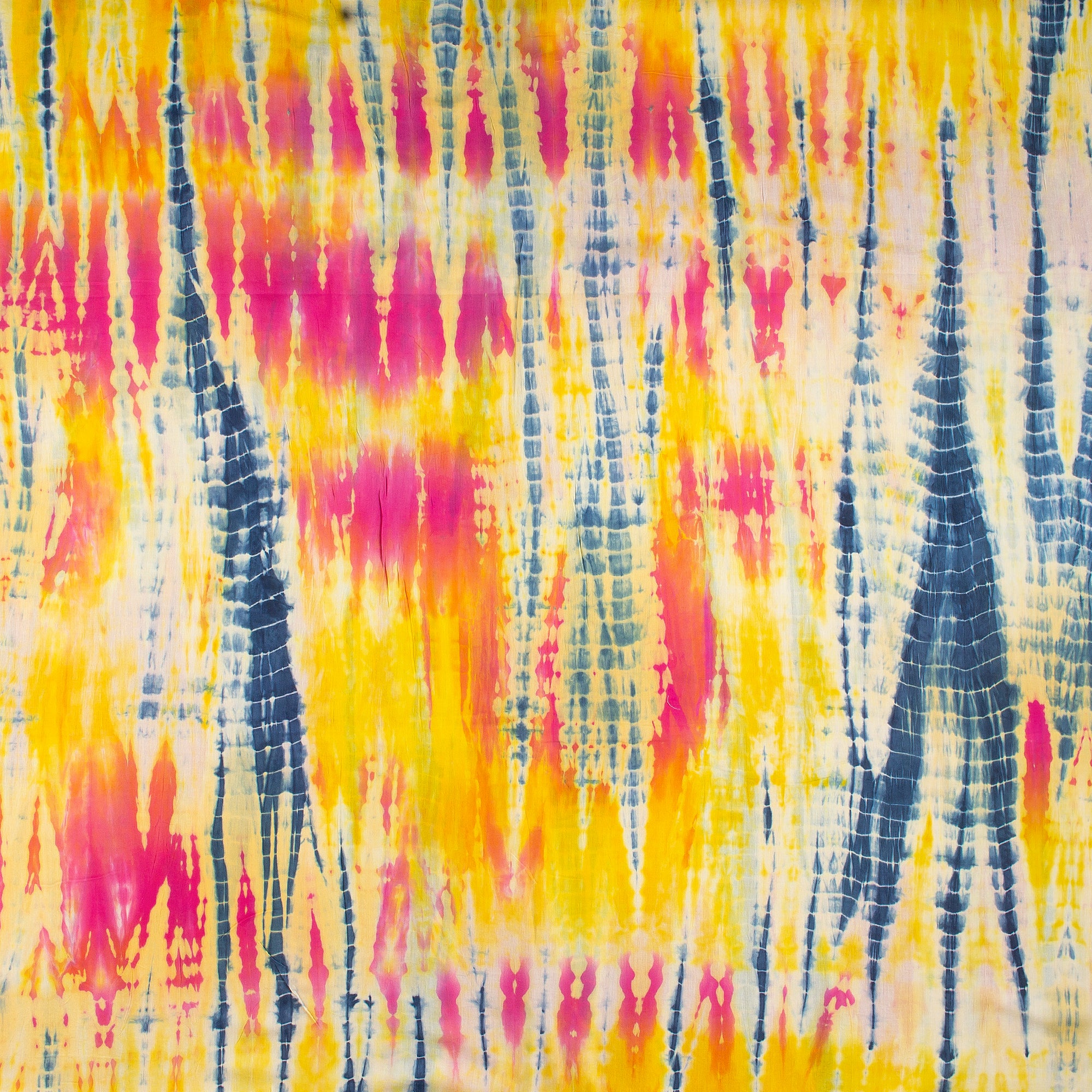 Shibori Tie-Dye Multicolor Fabric for Women's Clothing - Image 4