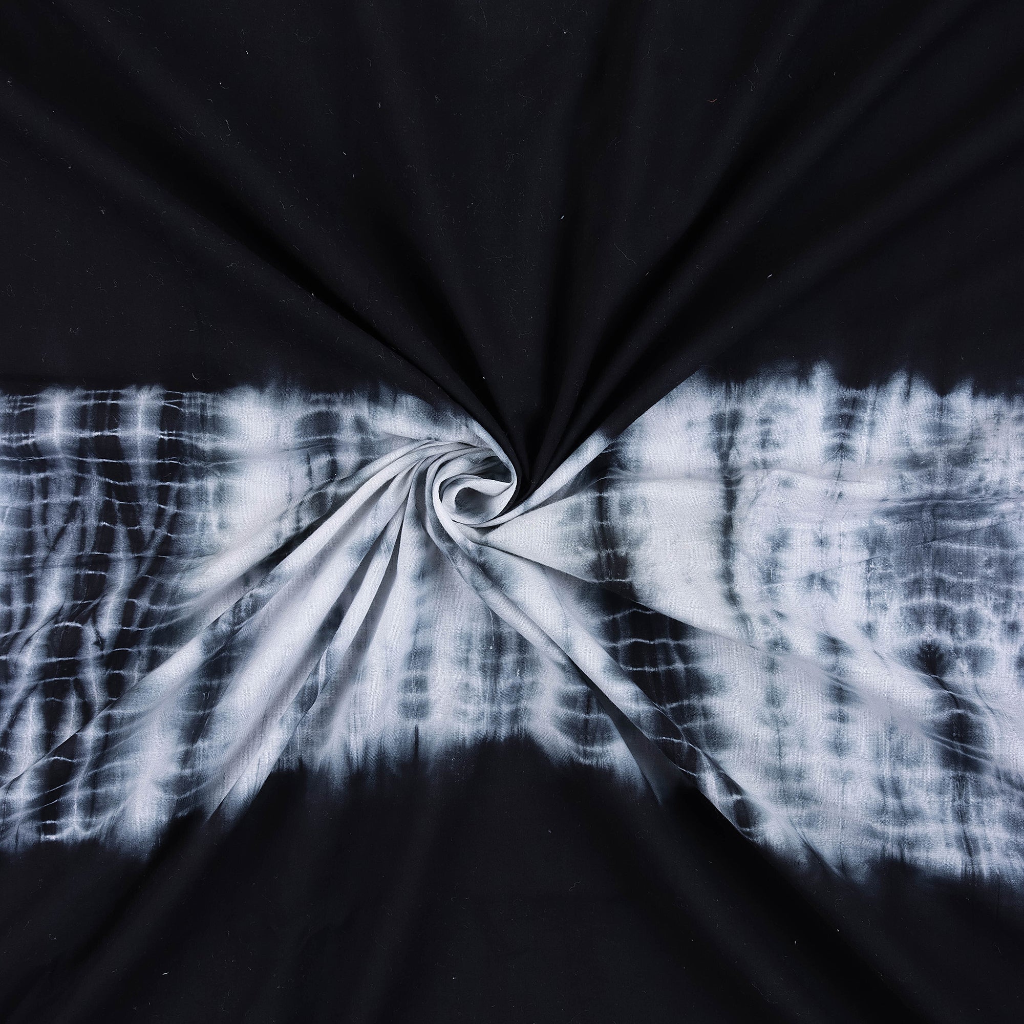 Shibori Tie Dye Pure Cotton Running Fabric - Image 4