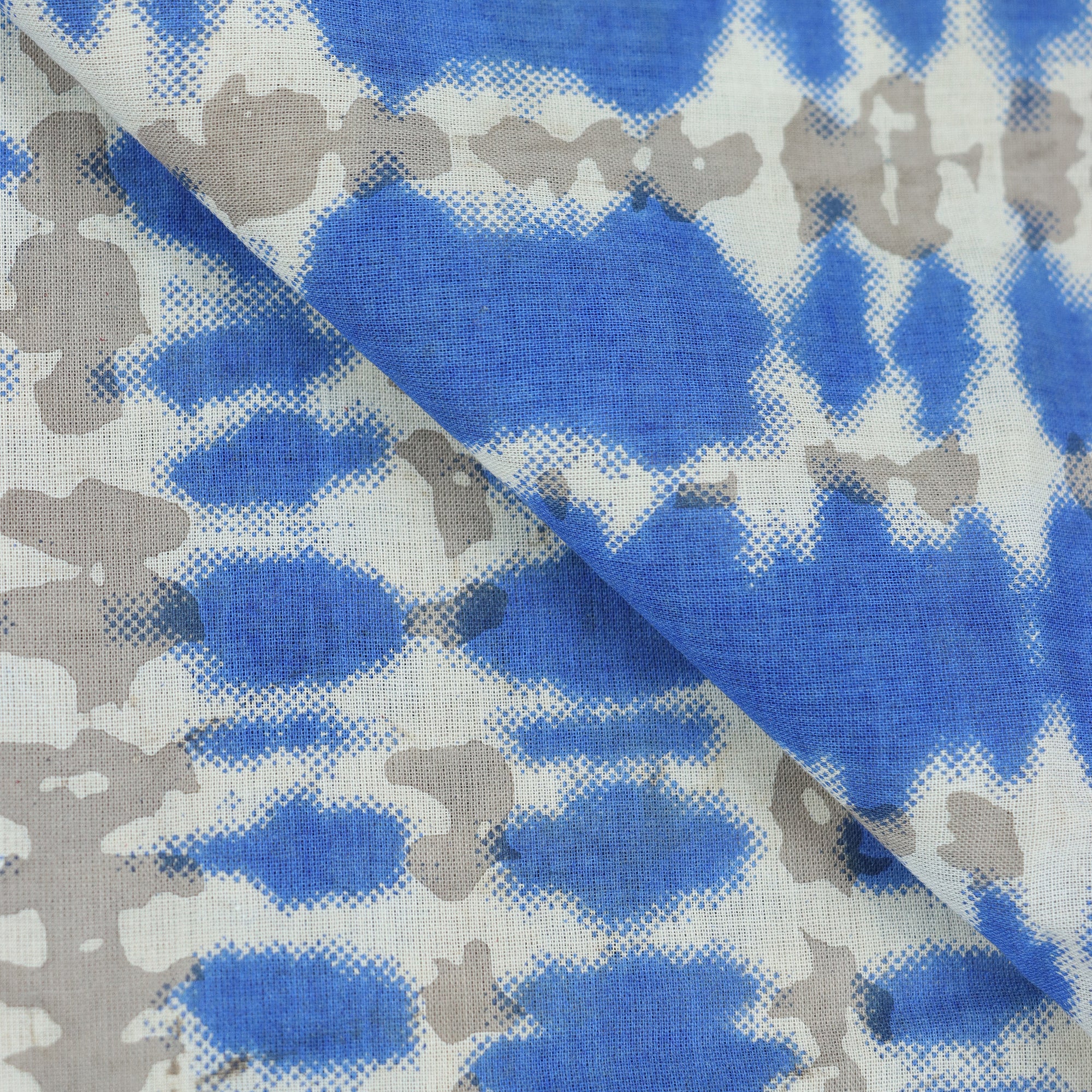 Modern Hand Block Cotton Fabric Cloth for Kimono - Image 2