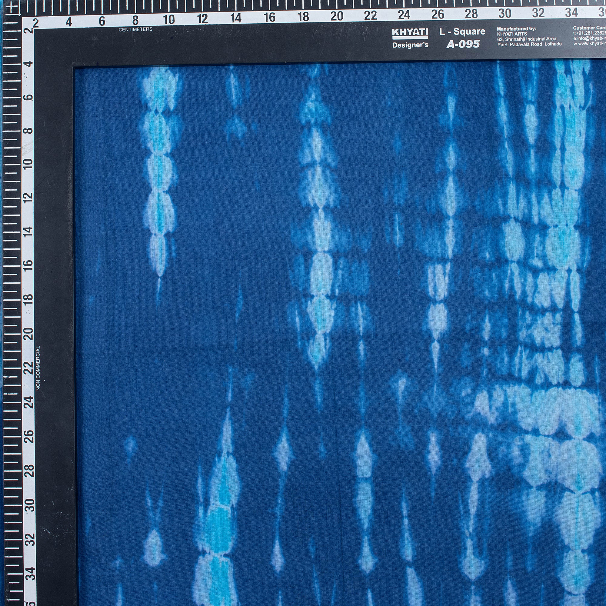 Indian Hand Tie Dye Organic Cotton Fabric - Image 2