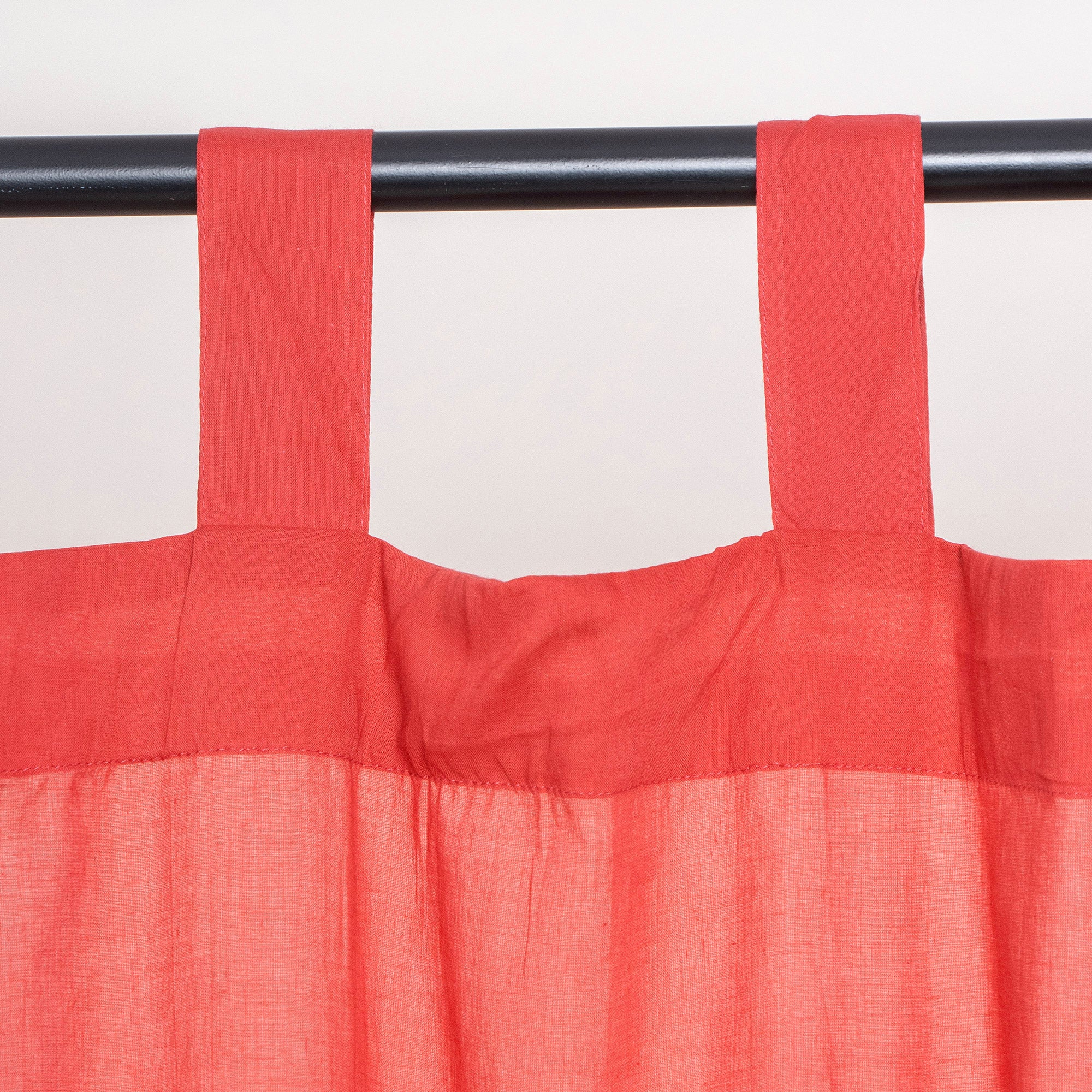 Soft Solid Door & Window Curtains Set of 2 - Image 2