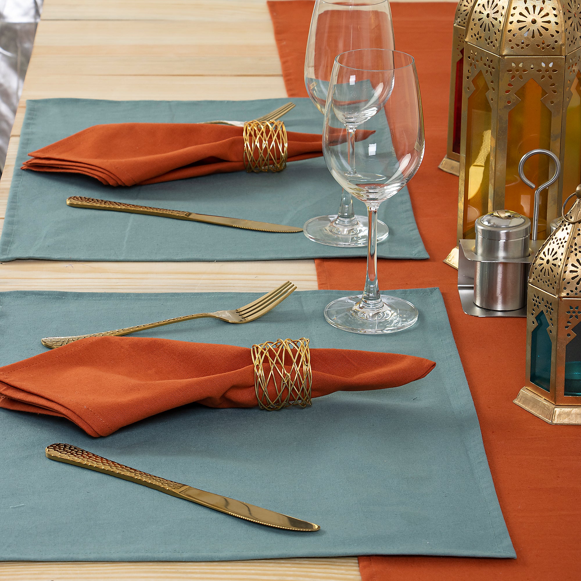 Solid Cotton Dining Valentine Table Runner - Image 4