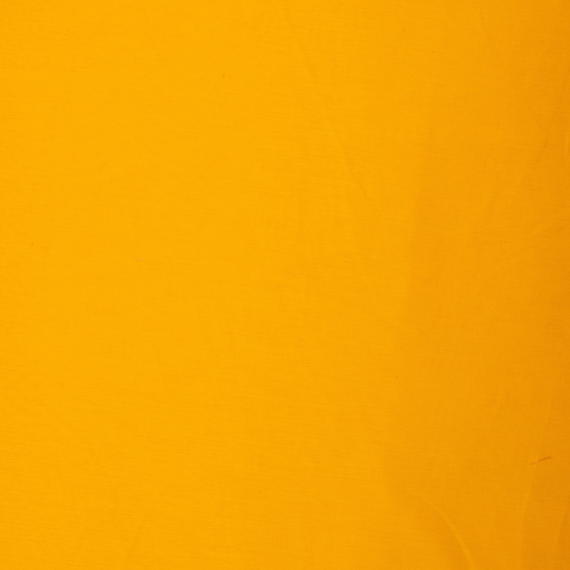 Decorative Women's Dress Material Hand Dyed Solid Yellow Running Fabric - Image 2