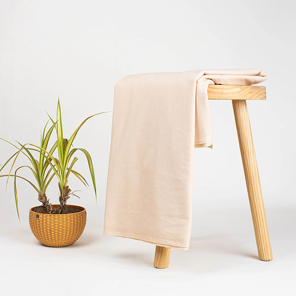 Solid Handmade Cotton Summer Dress Multiuse Fabric