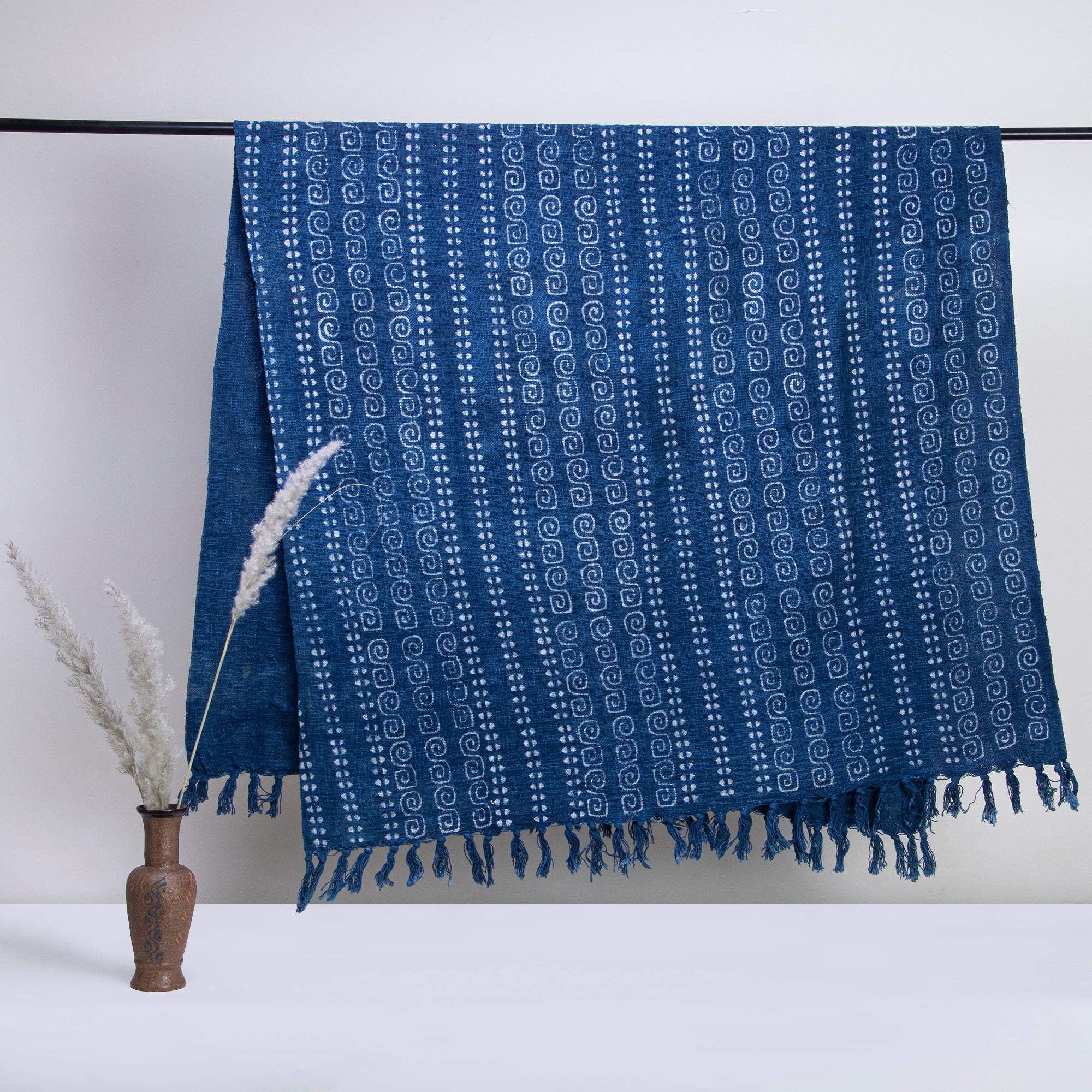 Stylish Hand Block Pure Cotton Printed Sofa Throw - Image 3