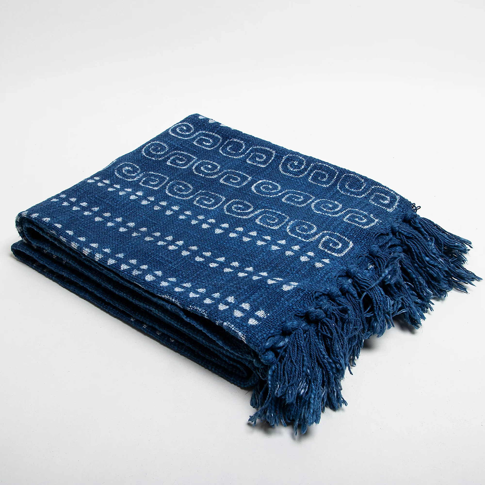 Stylish Hand Block Pure Cotton Printed Sofa Throw - Image 6