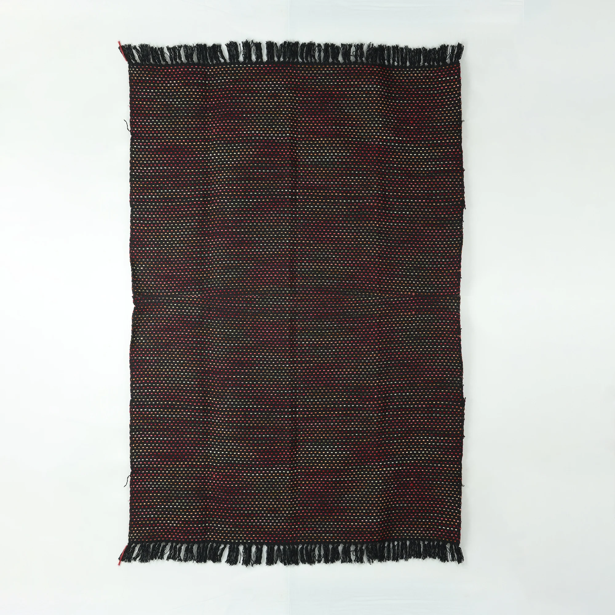 Stylish Handmade Woven Cotton Reversible Sofa Throw Blanket - Image 4