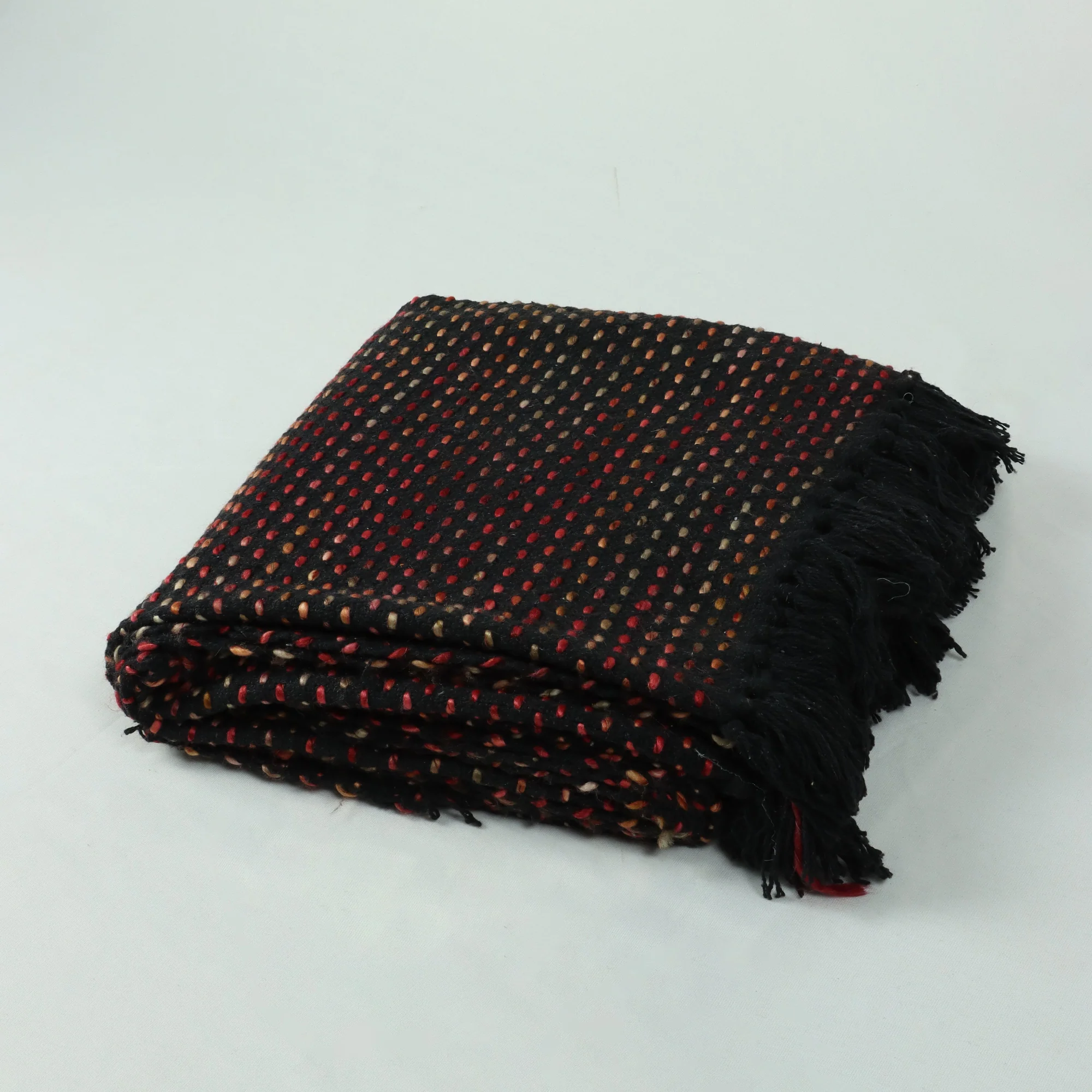 Stylish Handmade Woven Cotton Reversible Sofa Throw Blanket - Image 6