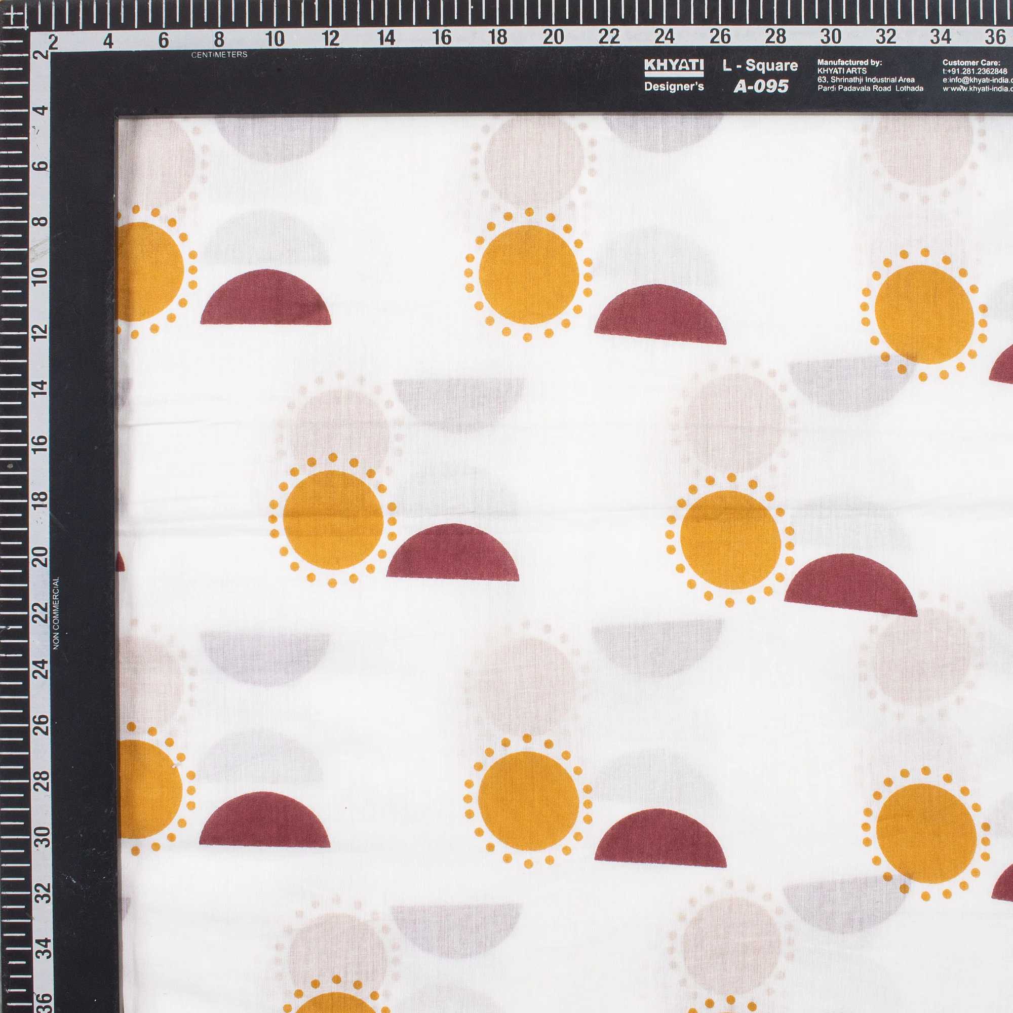Hand Block Printed Cotton Fabric by Yard - Image 2