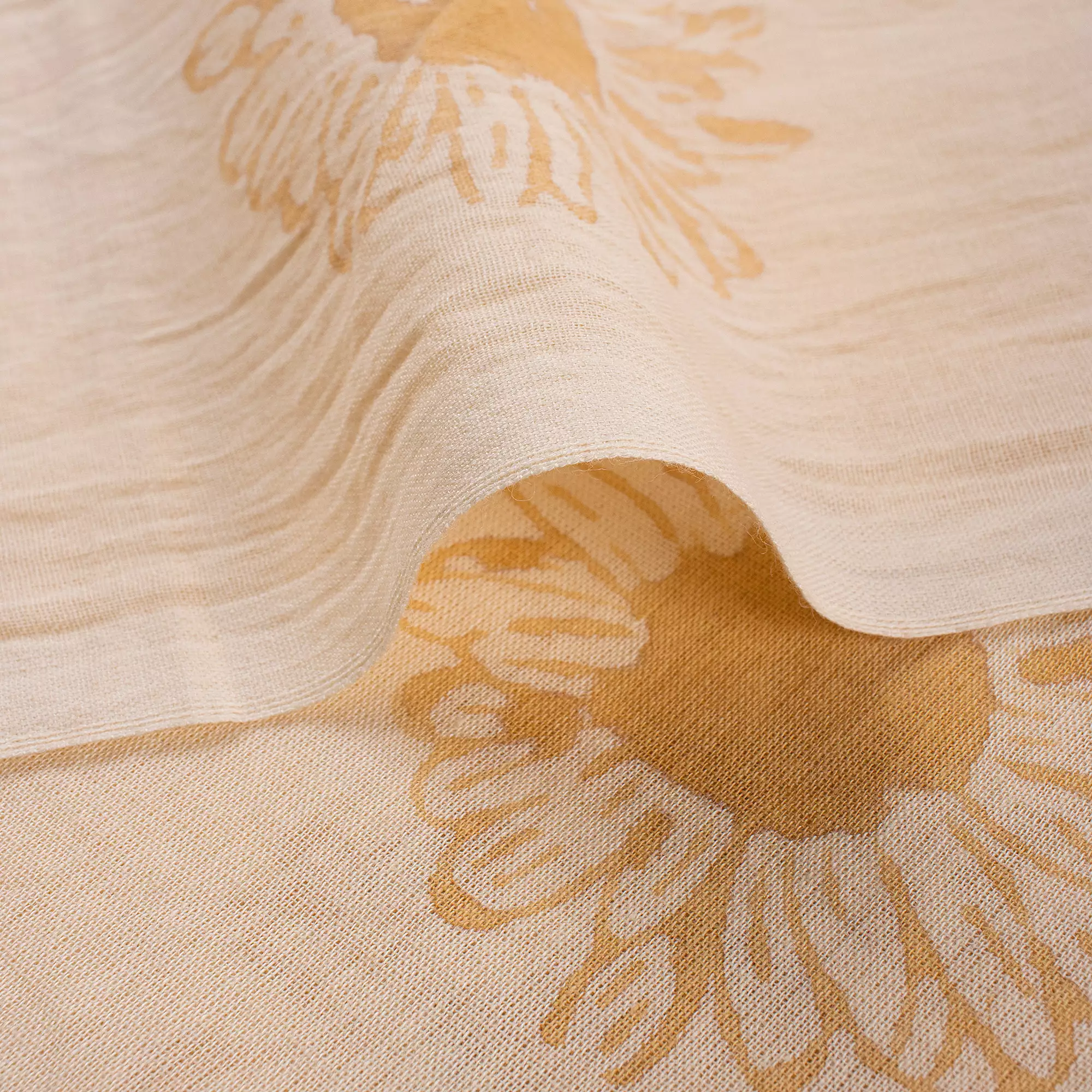 Cotton Hand Block Printed Fabric - Image 2