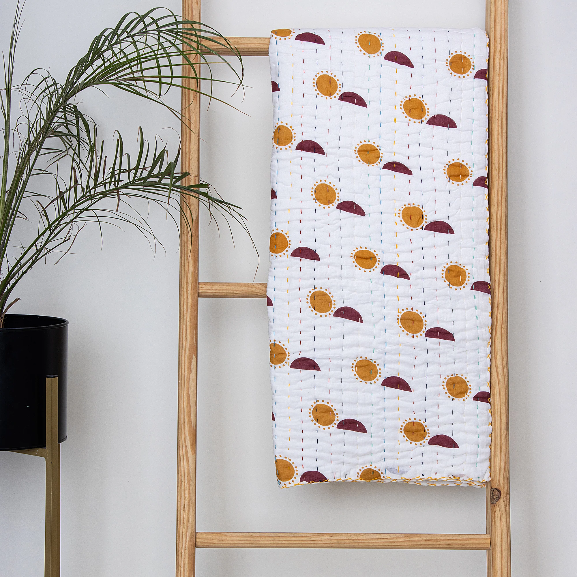 Premium Cotton Handblock printed baby blanket - Image 2