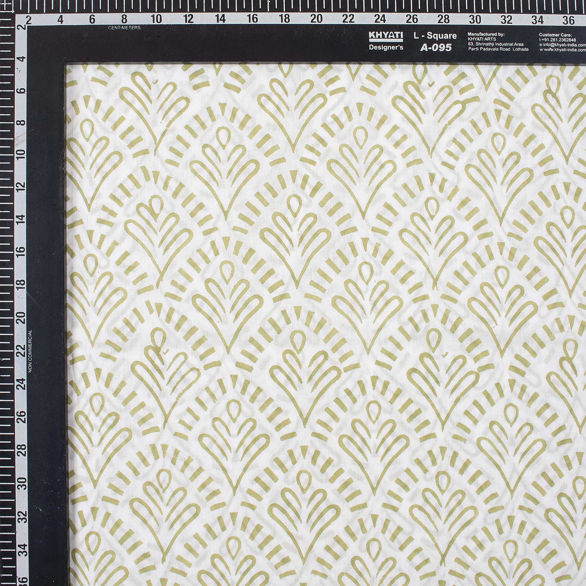 Sustainable Hand Block Printed Clothing Fabric - Image 2
