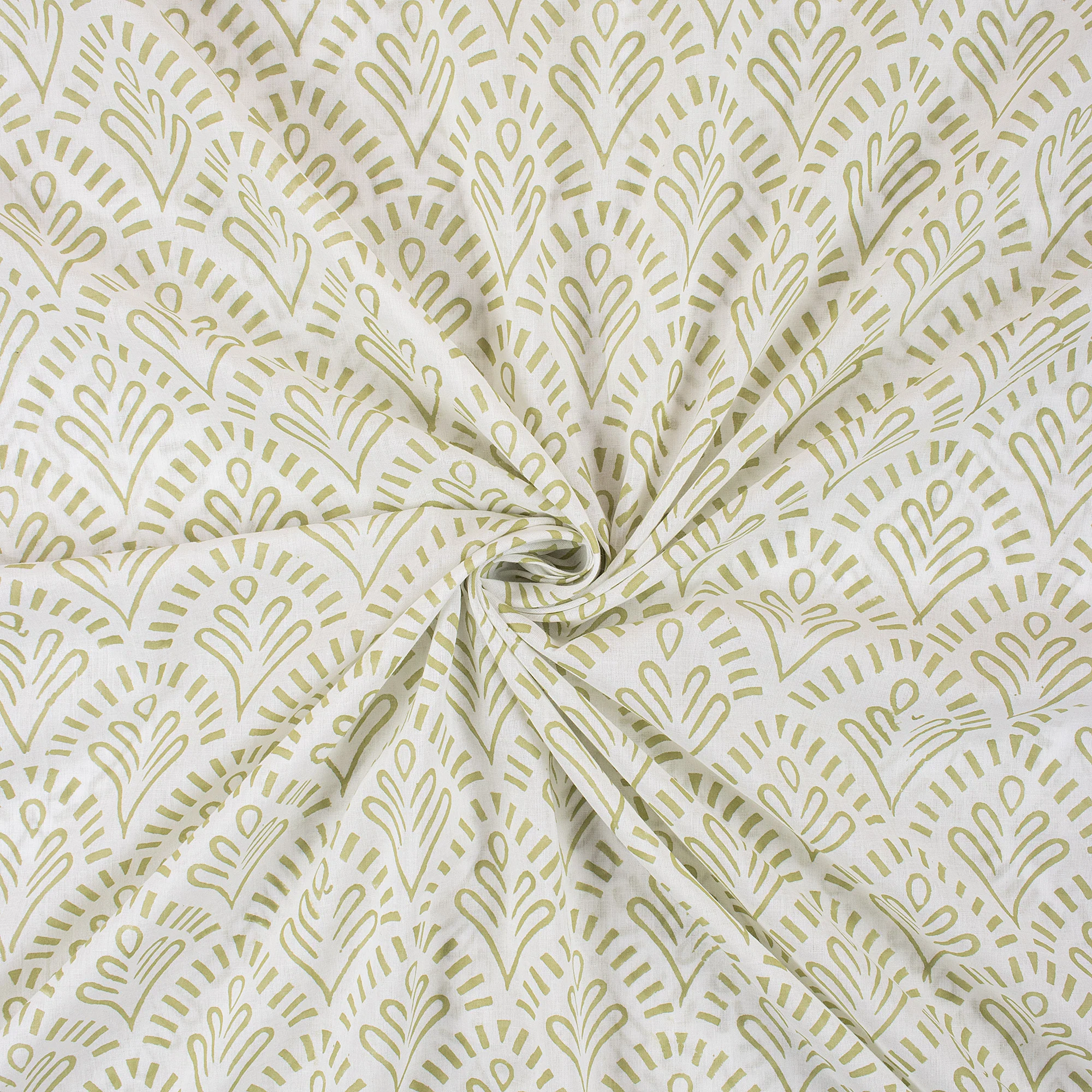 Sustainable Hand Block Printed Clothing Fabric - Image 4