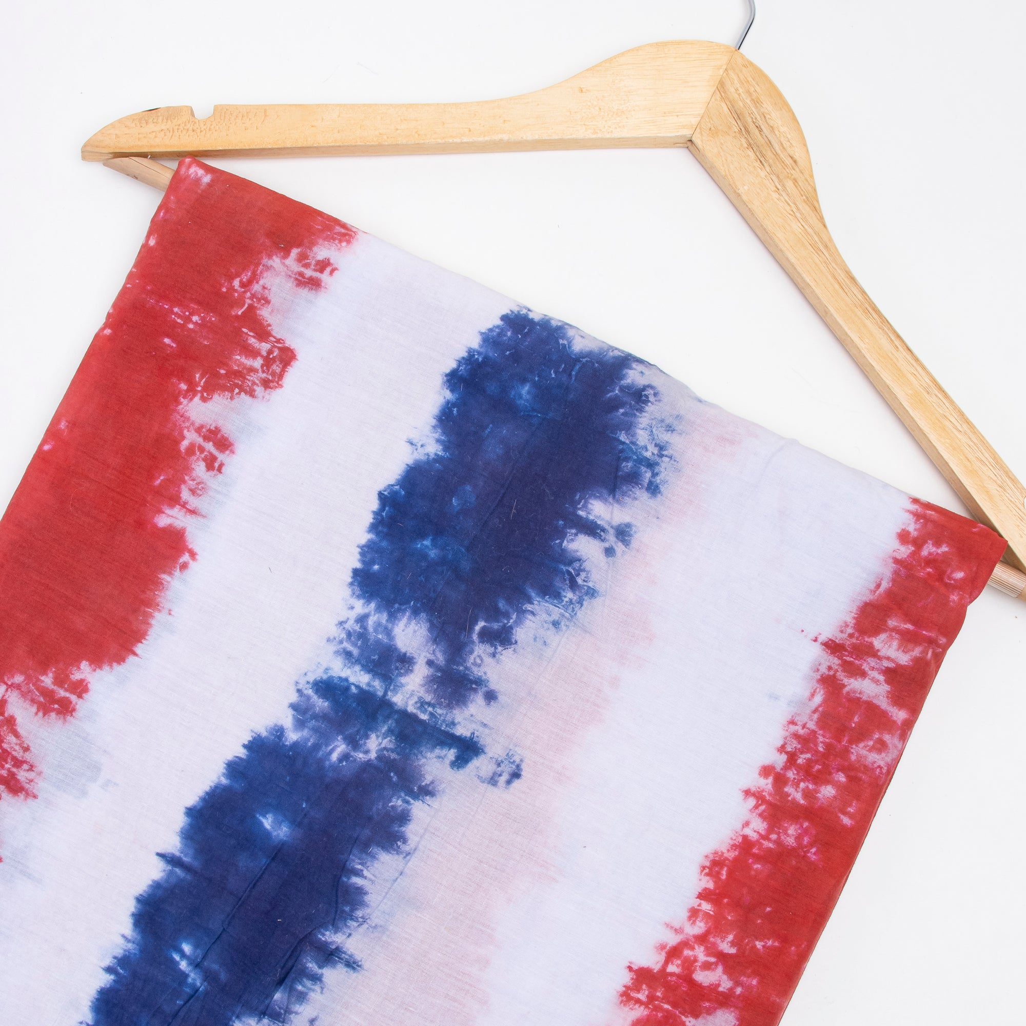Hand Dyed Multicolor Indian Tie Dye Cotton Voile  Fabrics - Image 3