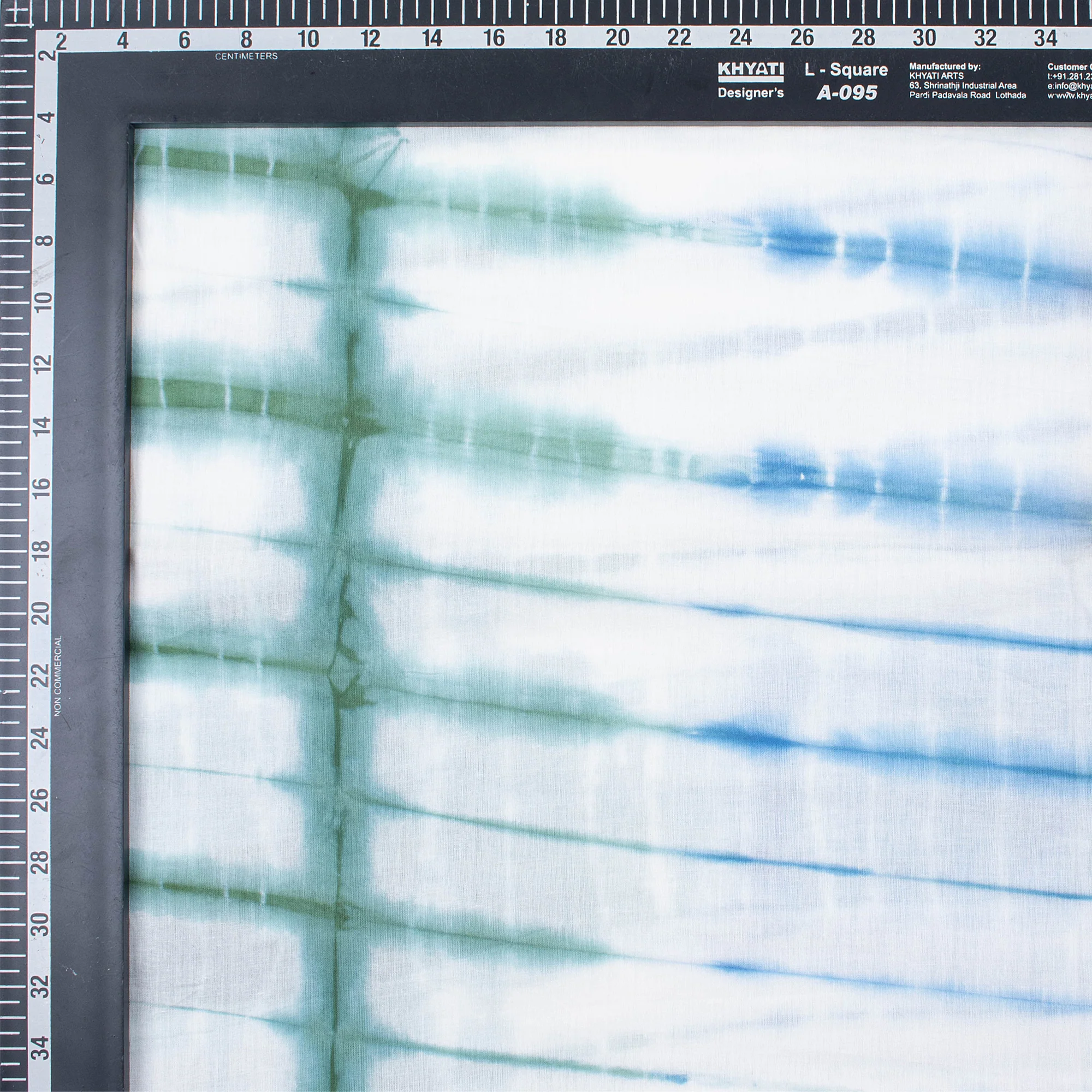 Tie Dye Shibori Handmade Cotton Fabric for Women - Image 2