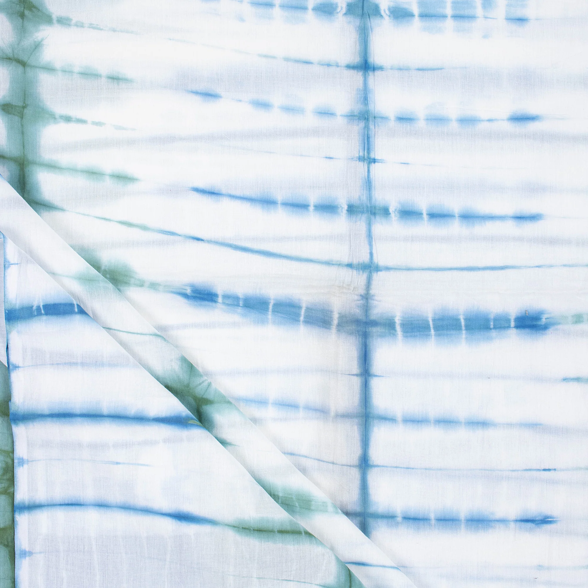 Tie Dye Shibori Handmade Cotton Fabric for Women - Image 3