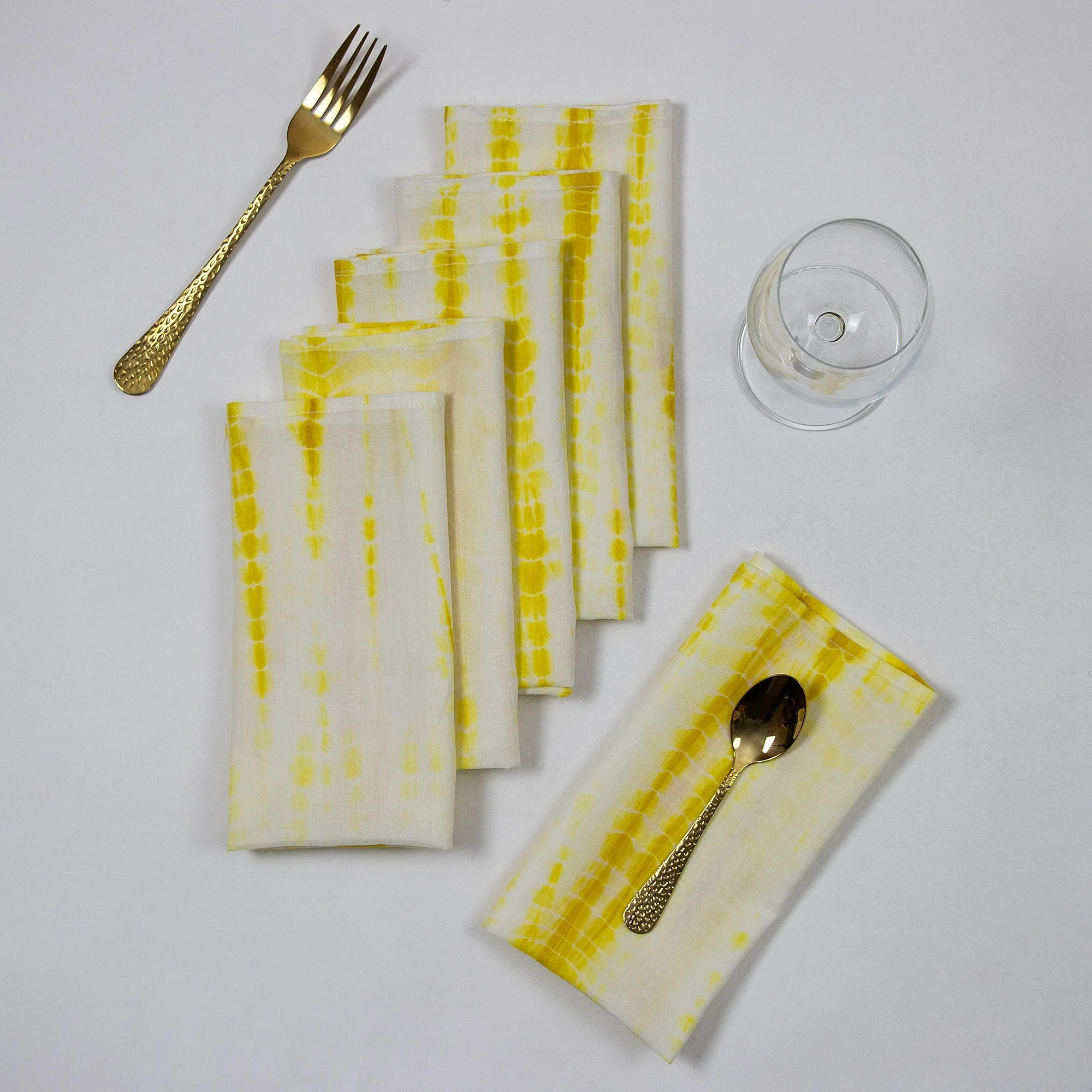 Home Decor Tie Dye Indian Handmade Cotton Napkins