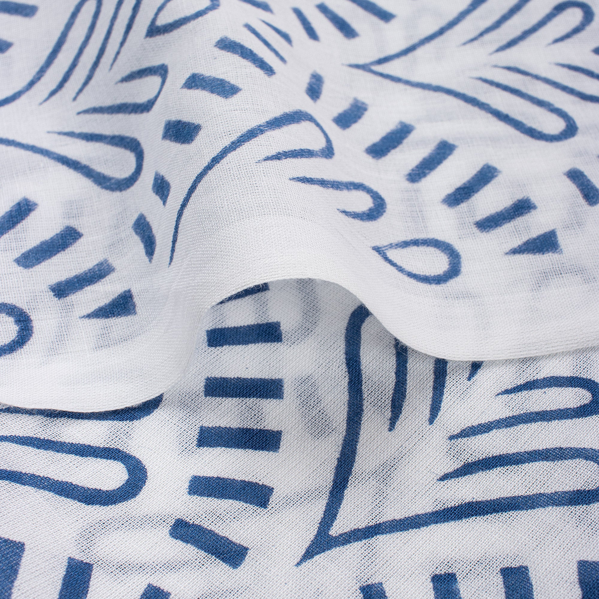 Hand Block Printed Cotton Fabric - Image 4