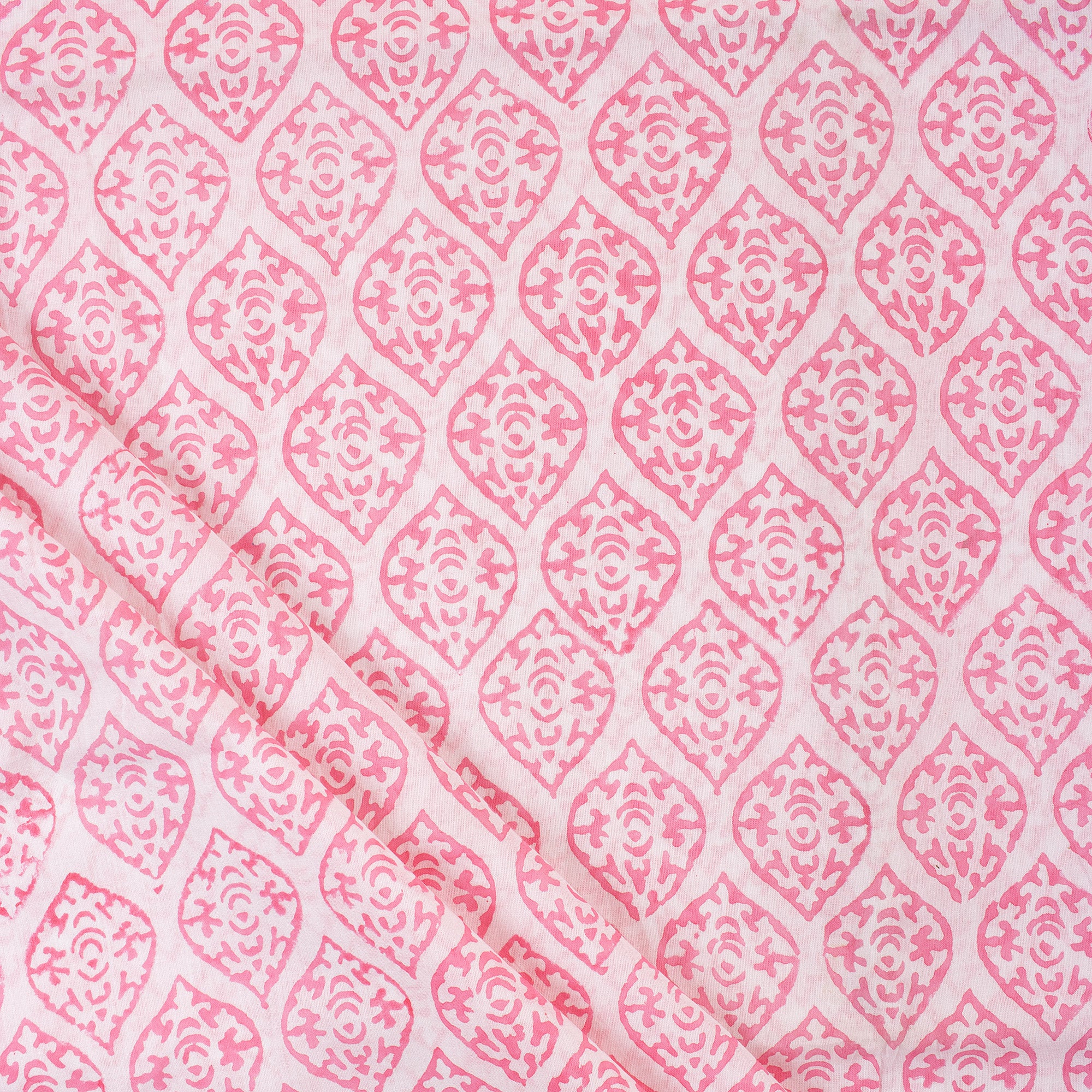 Trendy Hand Block Printed Cotton Fabric
