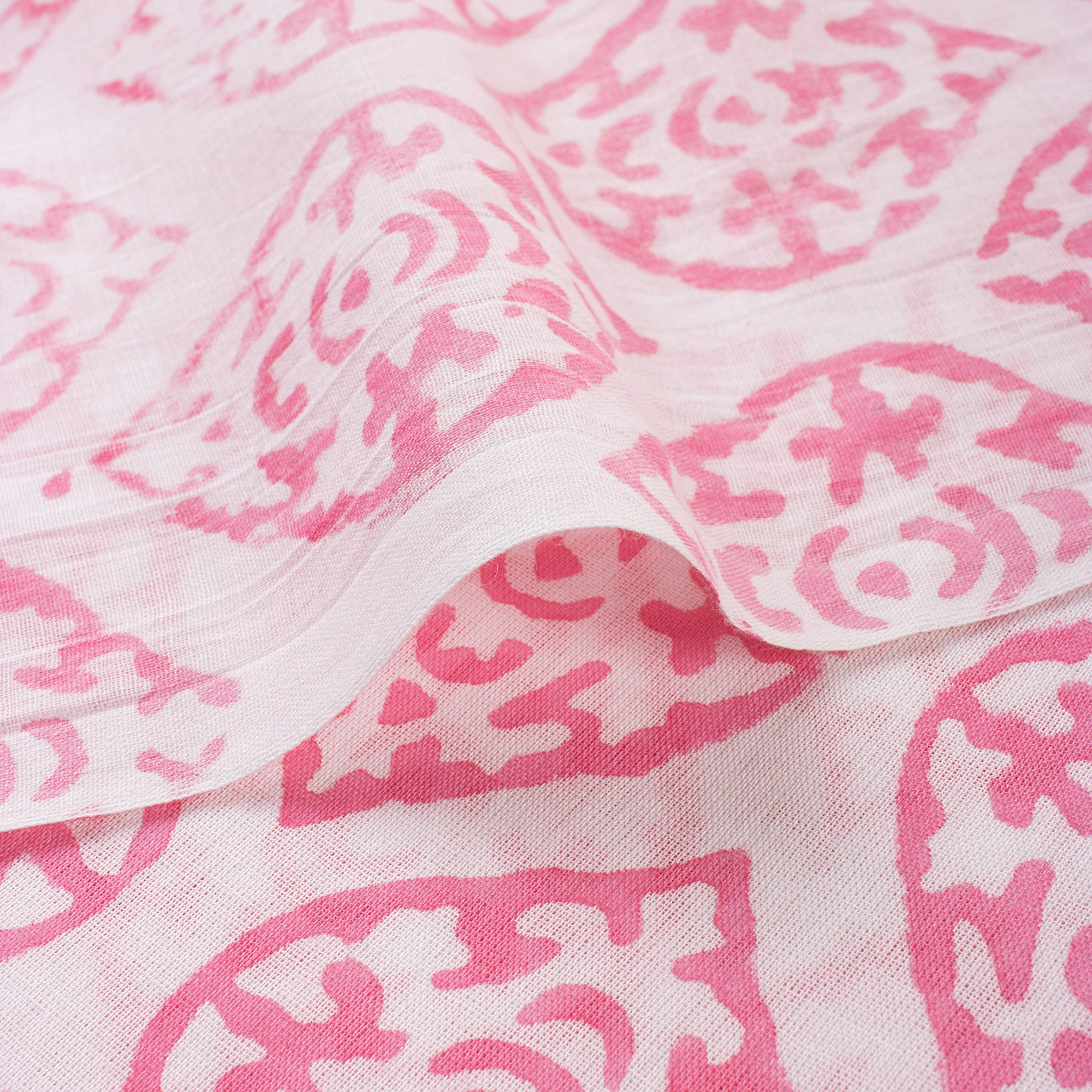 Trendy Hand Block Printed Cotton Fabric - Image 4