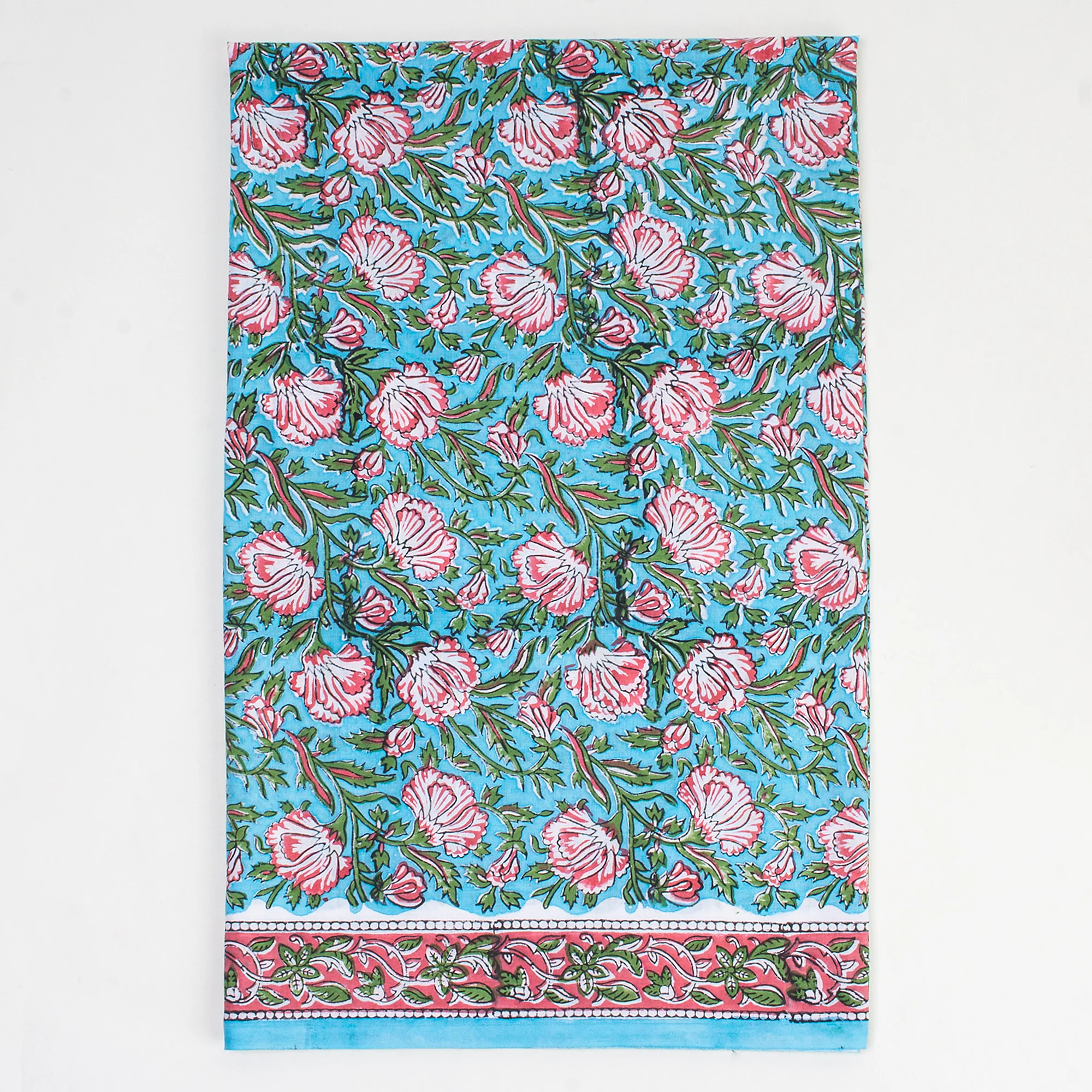 Traditional Print Soft Cotton Women Unstitched Suit Set Cotton Dupatta - Image 3